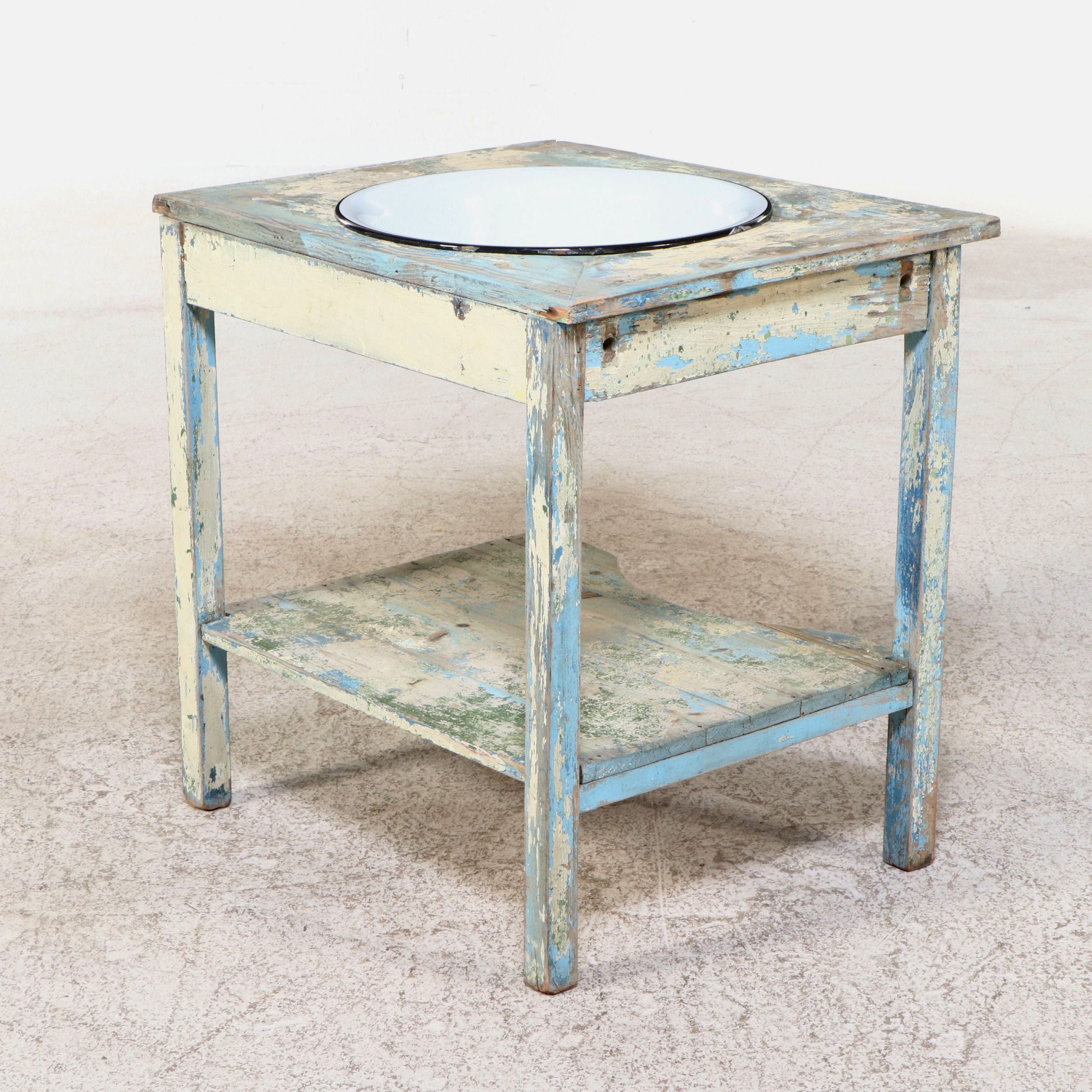 Painted Pine Washstand