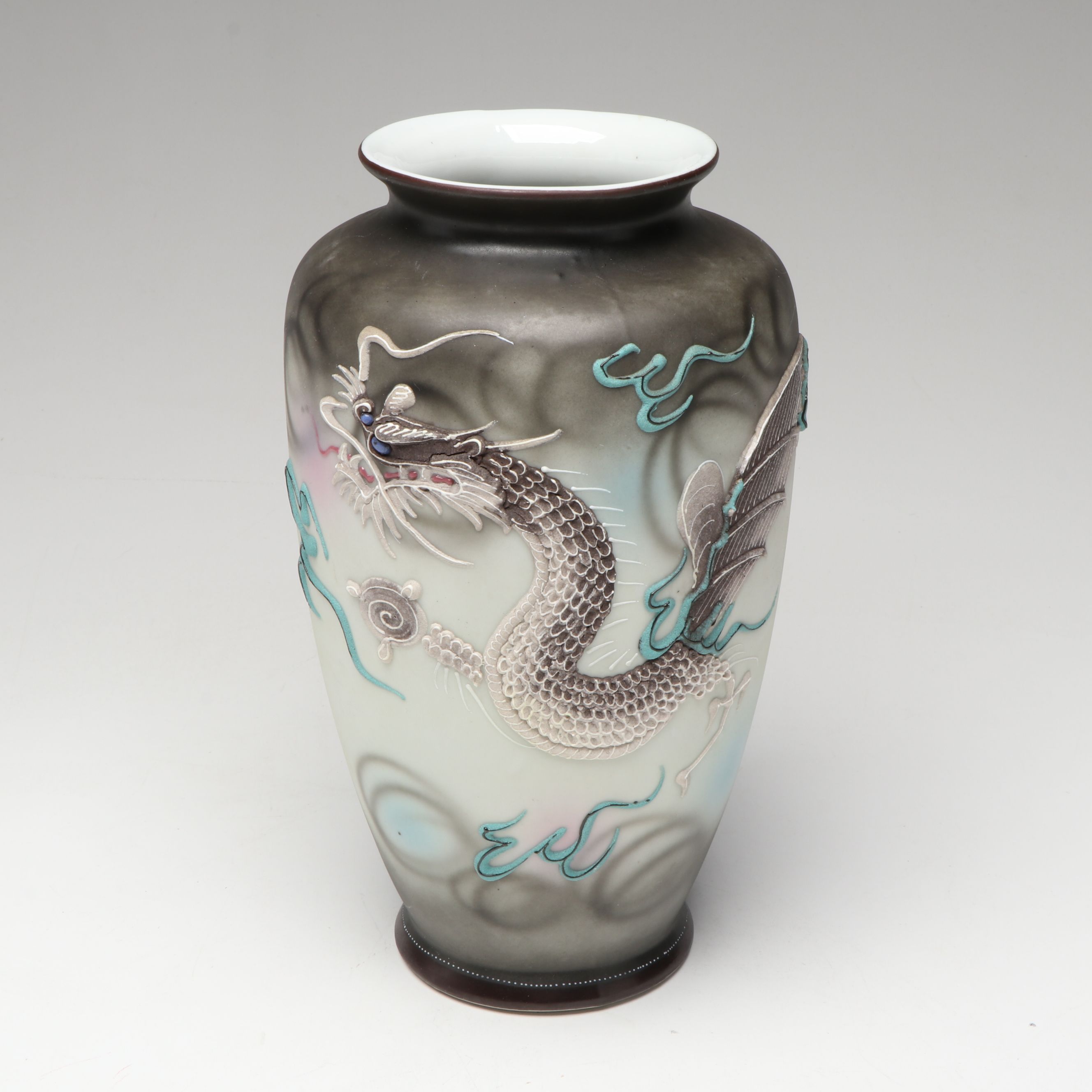 Japanese Porcelain Heron Bowl, Handpainted Vases, Brass Candlestick and More