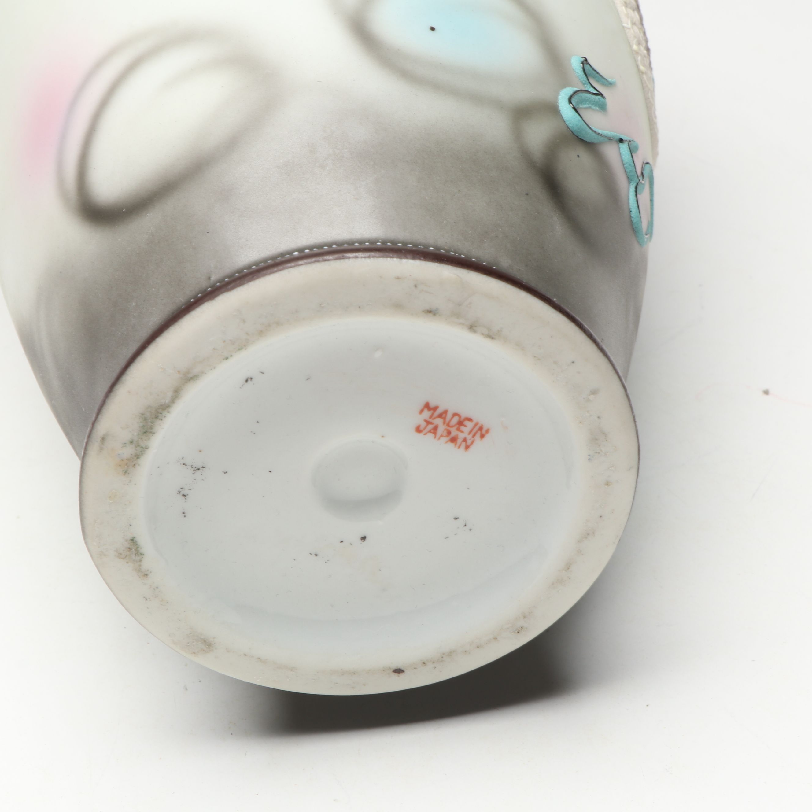 Japanese Porcelain Heron Bowl, Handpainted Vases, Brass Candlestick and More