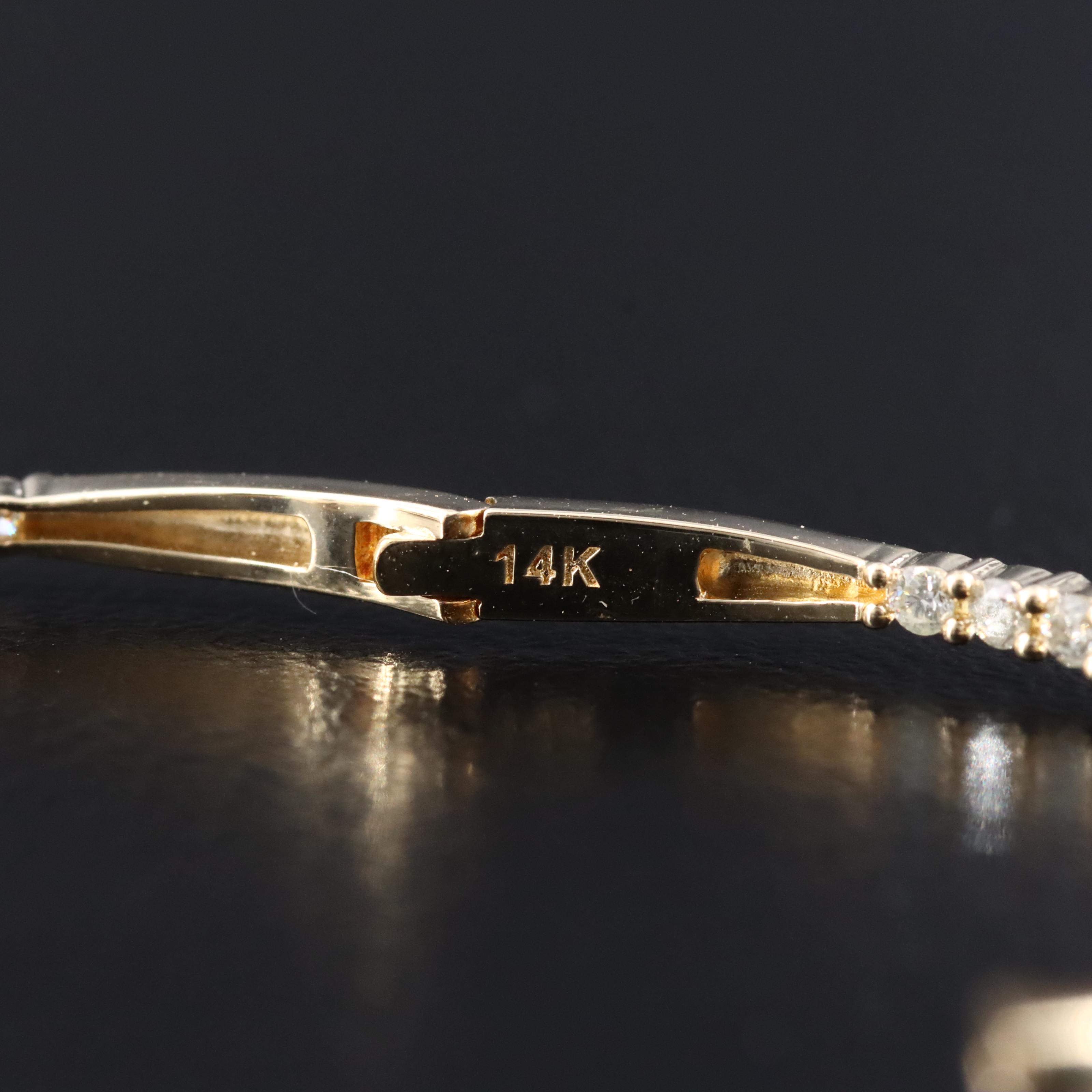 14K 2.00 CTW Diamond Inside-Out Hoop Earrings