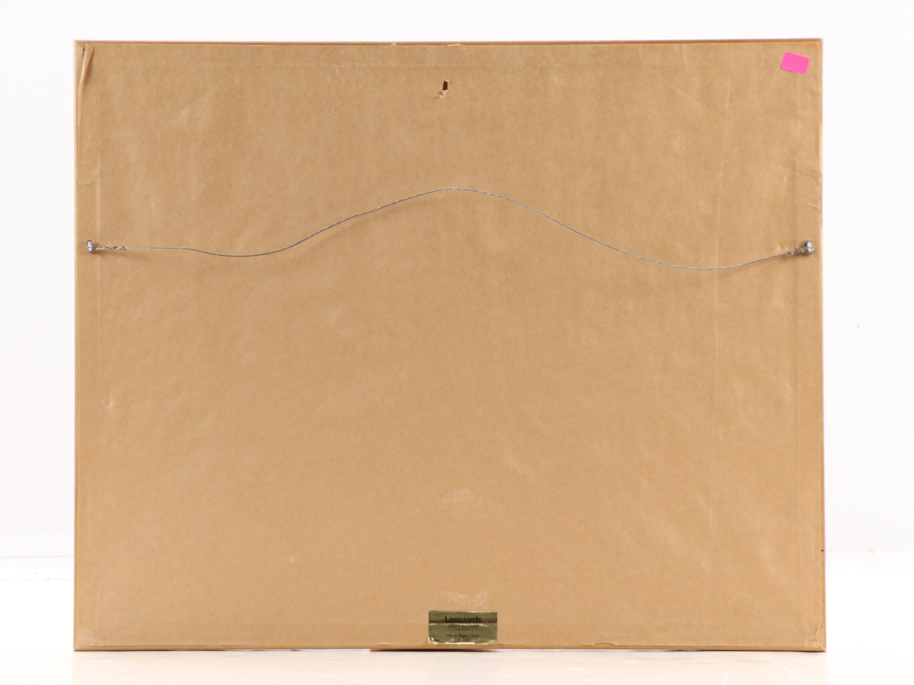 Norwegian City Plaza Scene Offset Lithograph "Stortorvet"