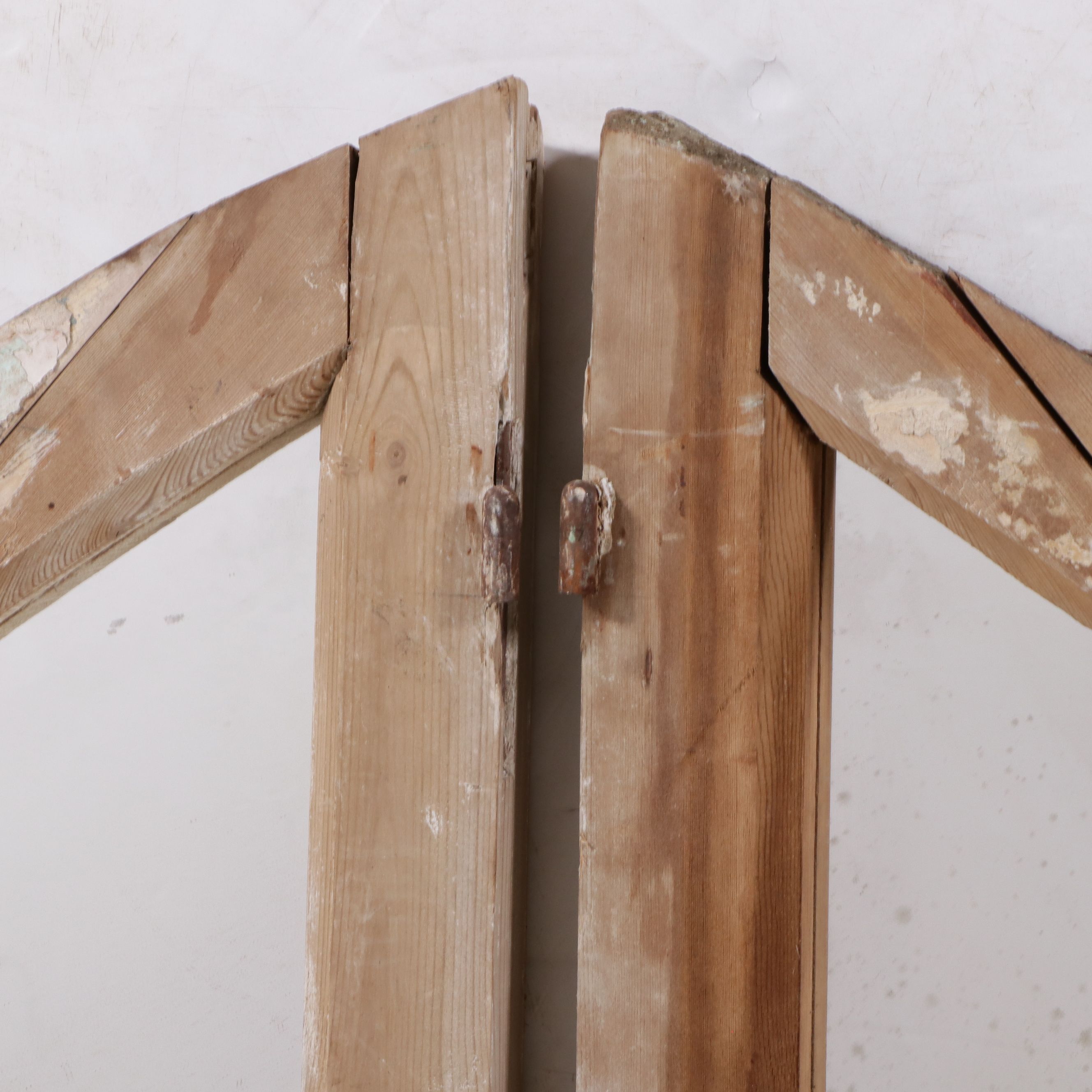 Pair of Reclaimed Wood Window Casement Mirrors