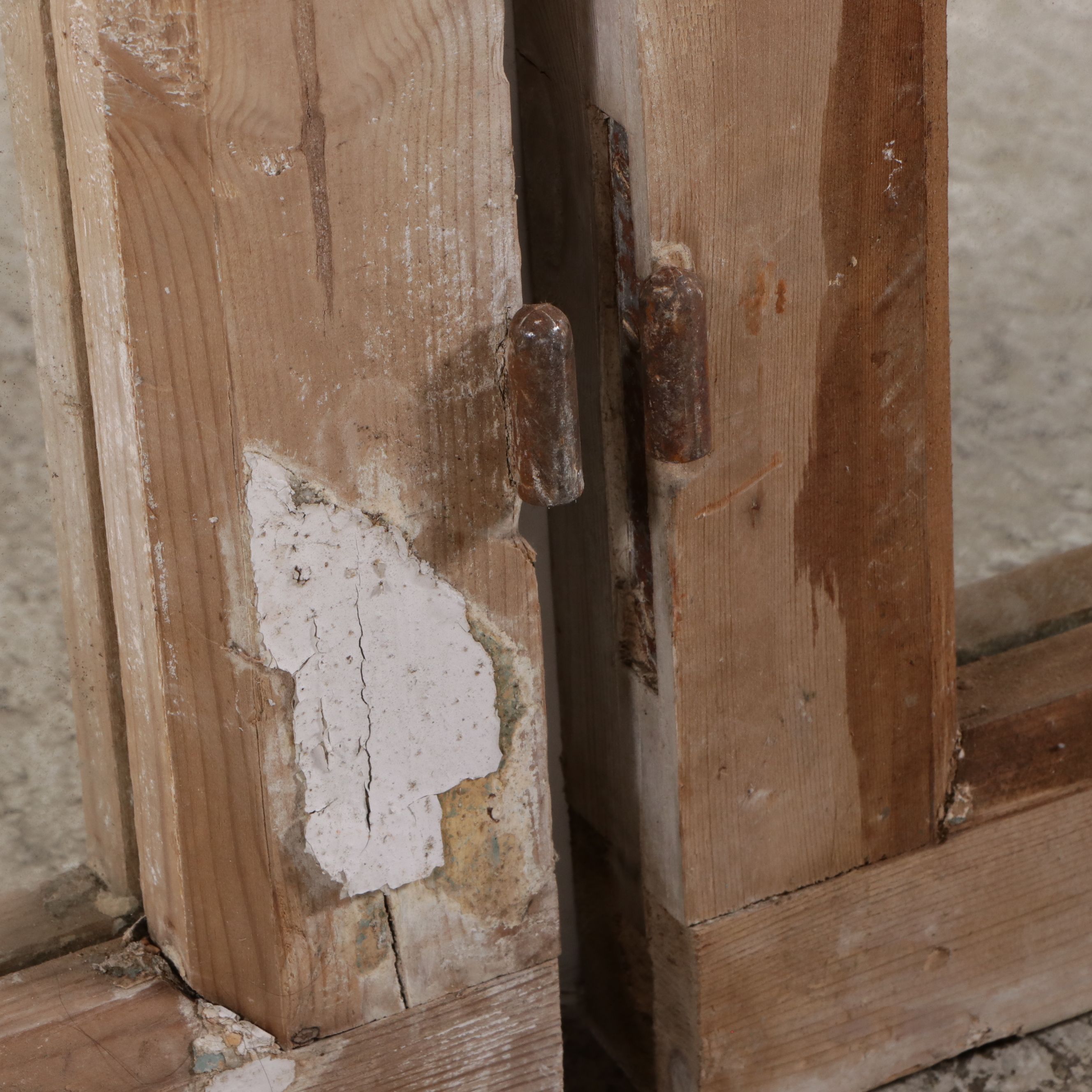 Pair of Reclaimed Wood Window Casement Mirrors