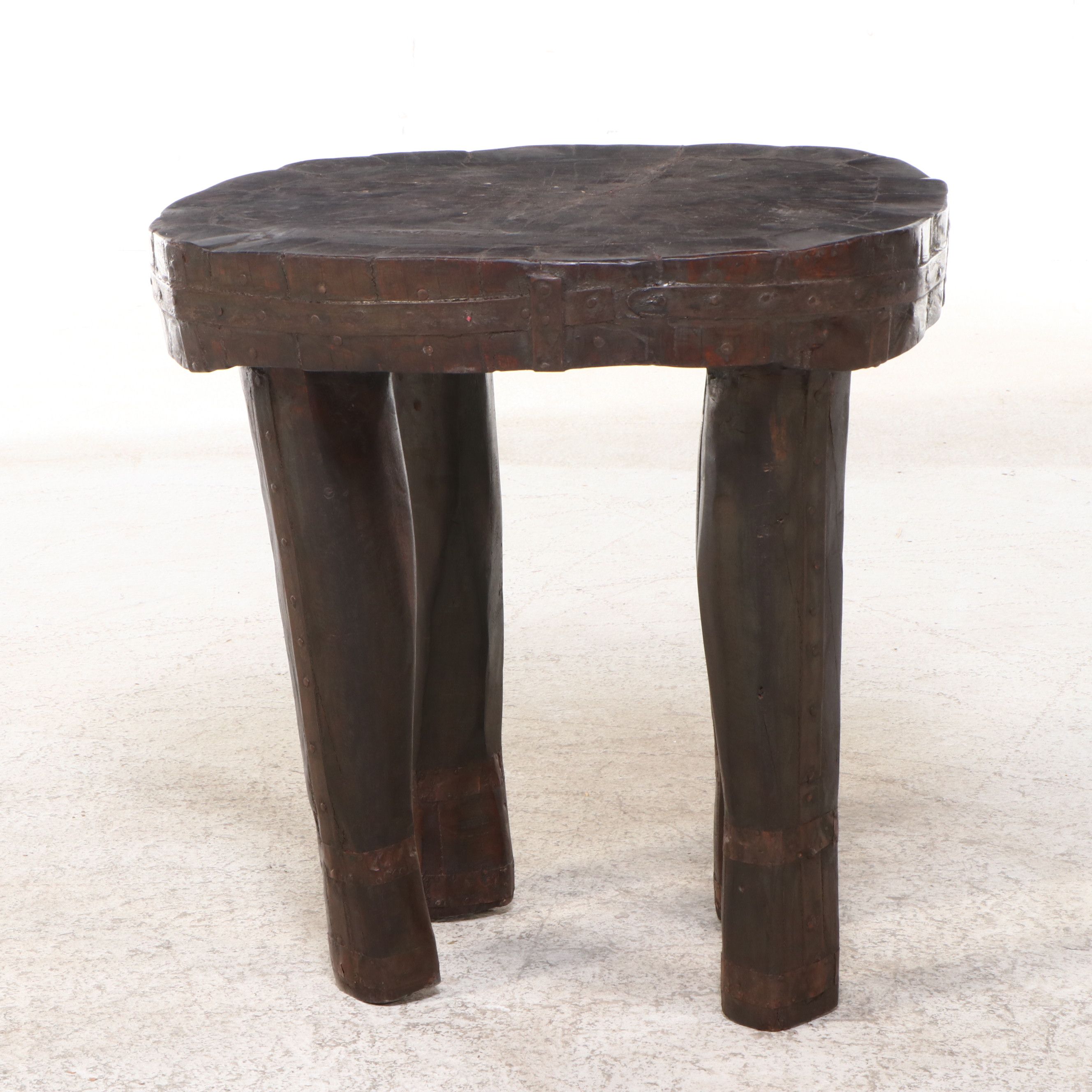 Primitive Style Wooden Stool