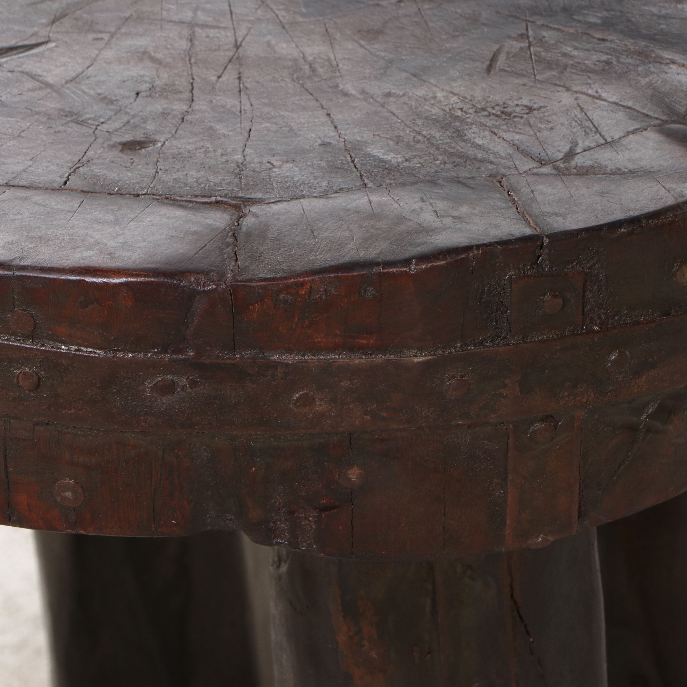Primitive Style Wooden Stool