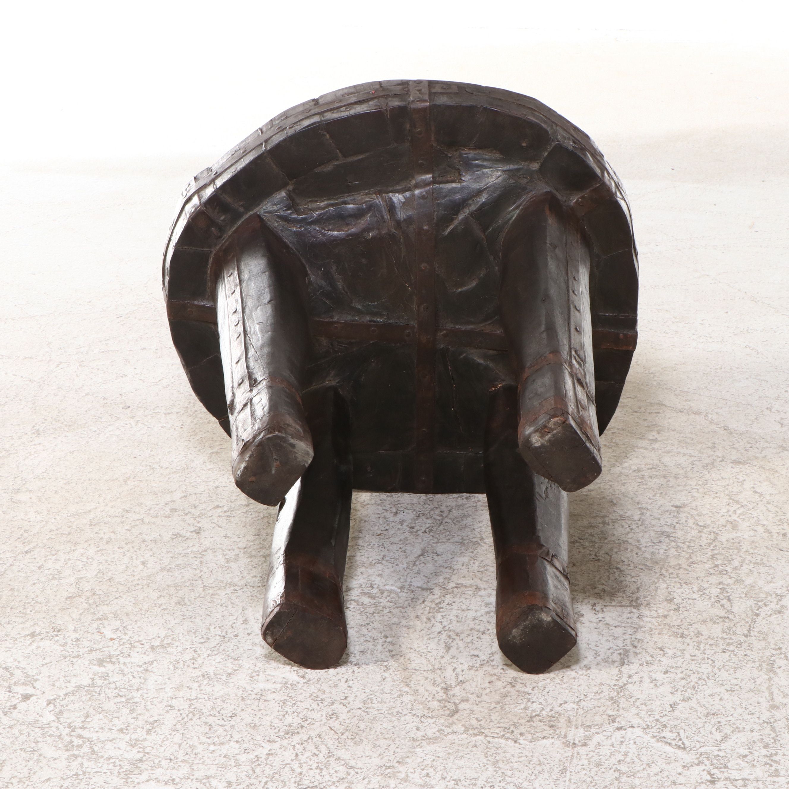 Primitive Style Wooden Stool