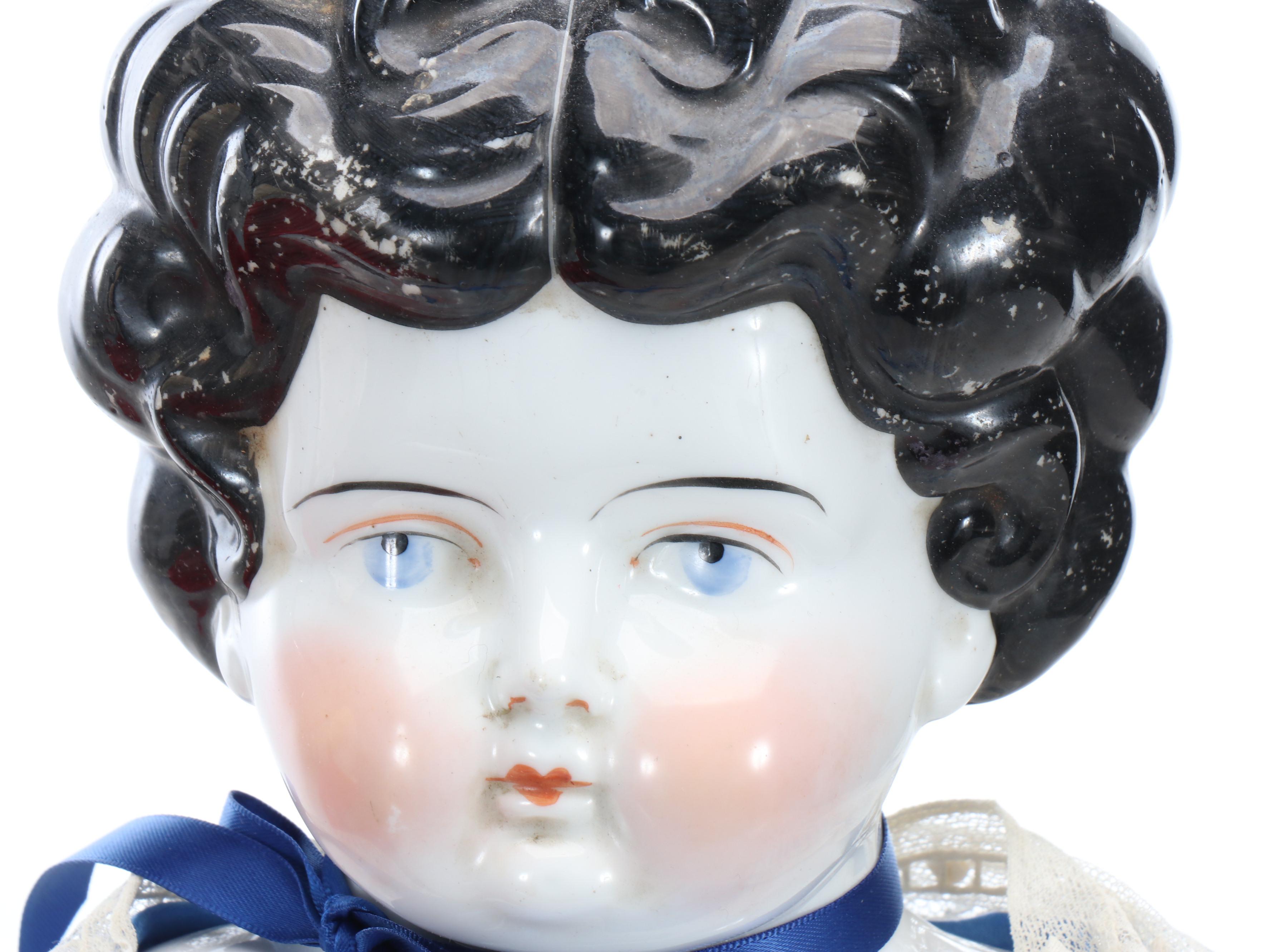 German Style Bisque and Cloth Dolls, Early 20th Century