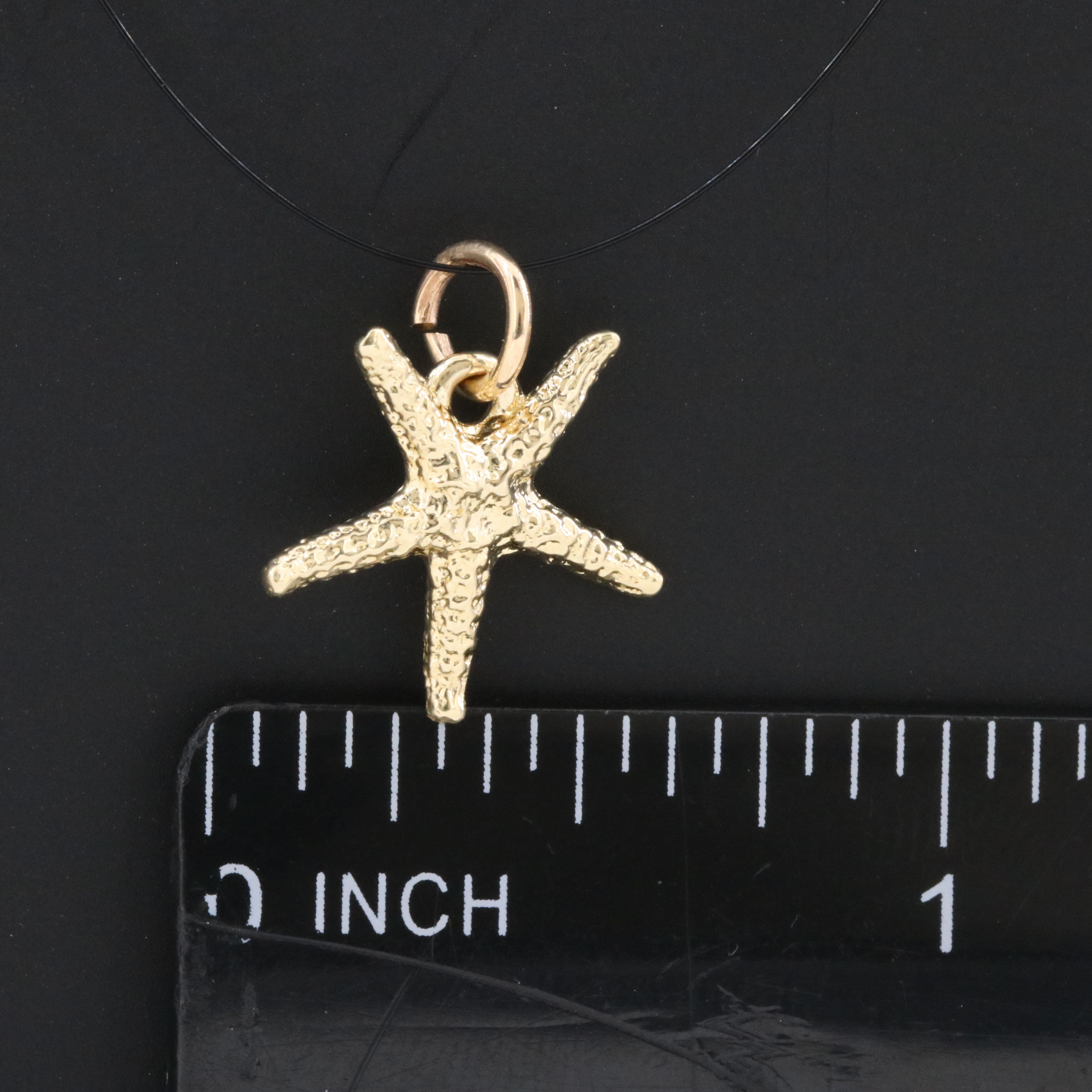 14K Starfish Pendant