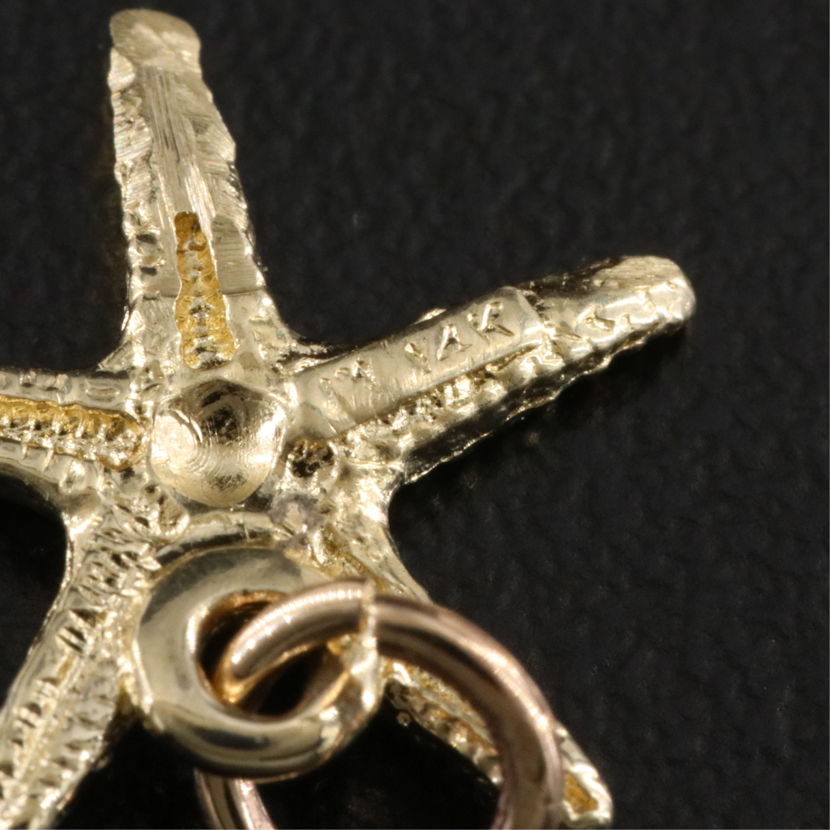 14K Starfish Pendant