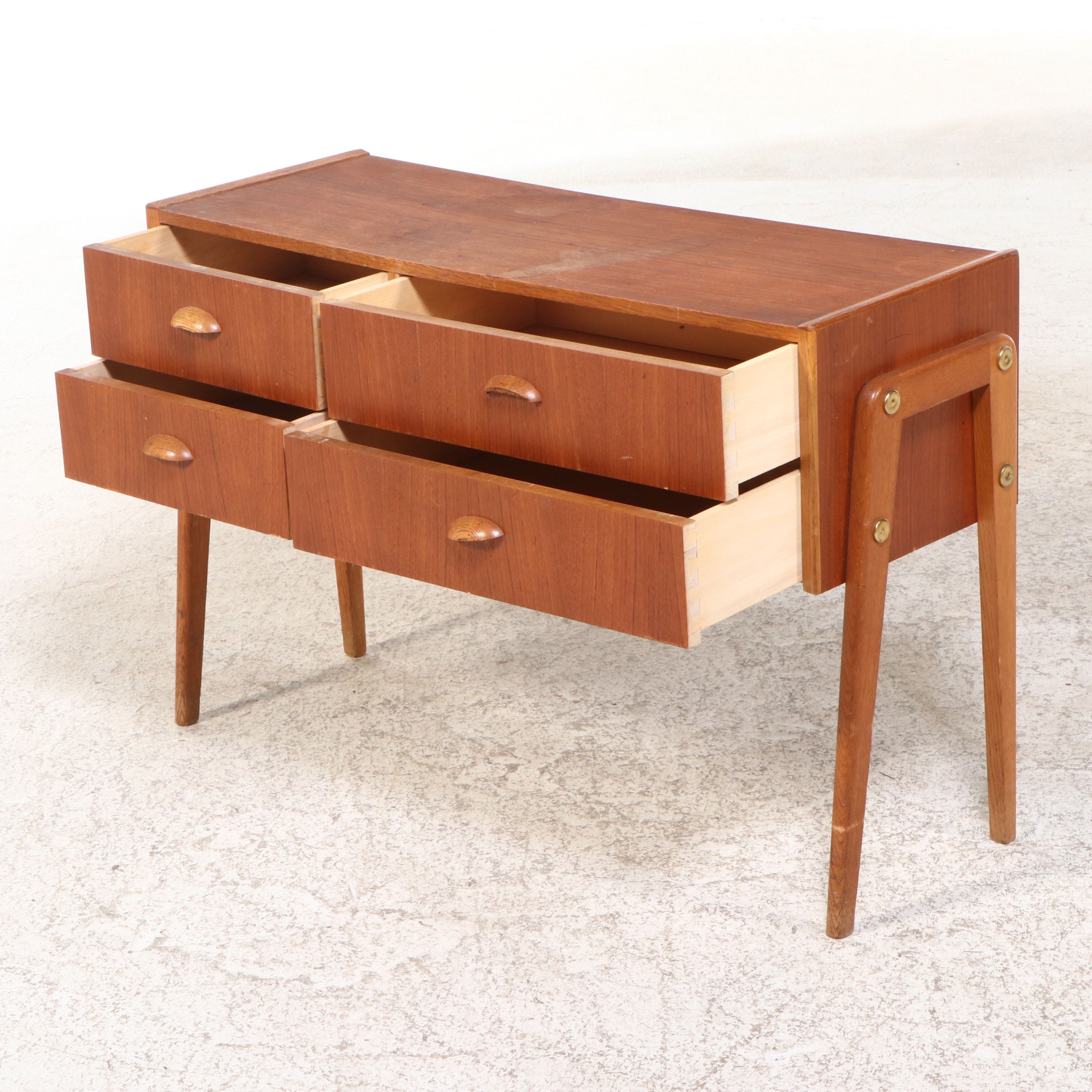 Mid Century Modern Walnut Nightstand