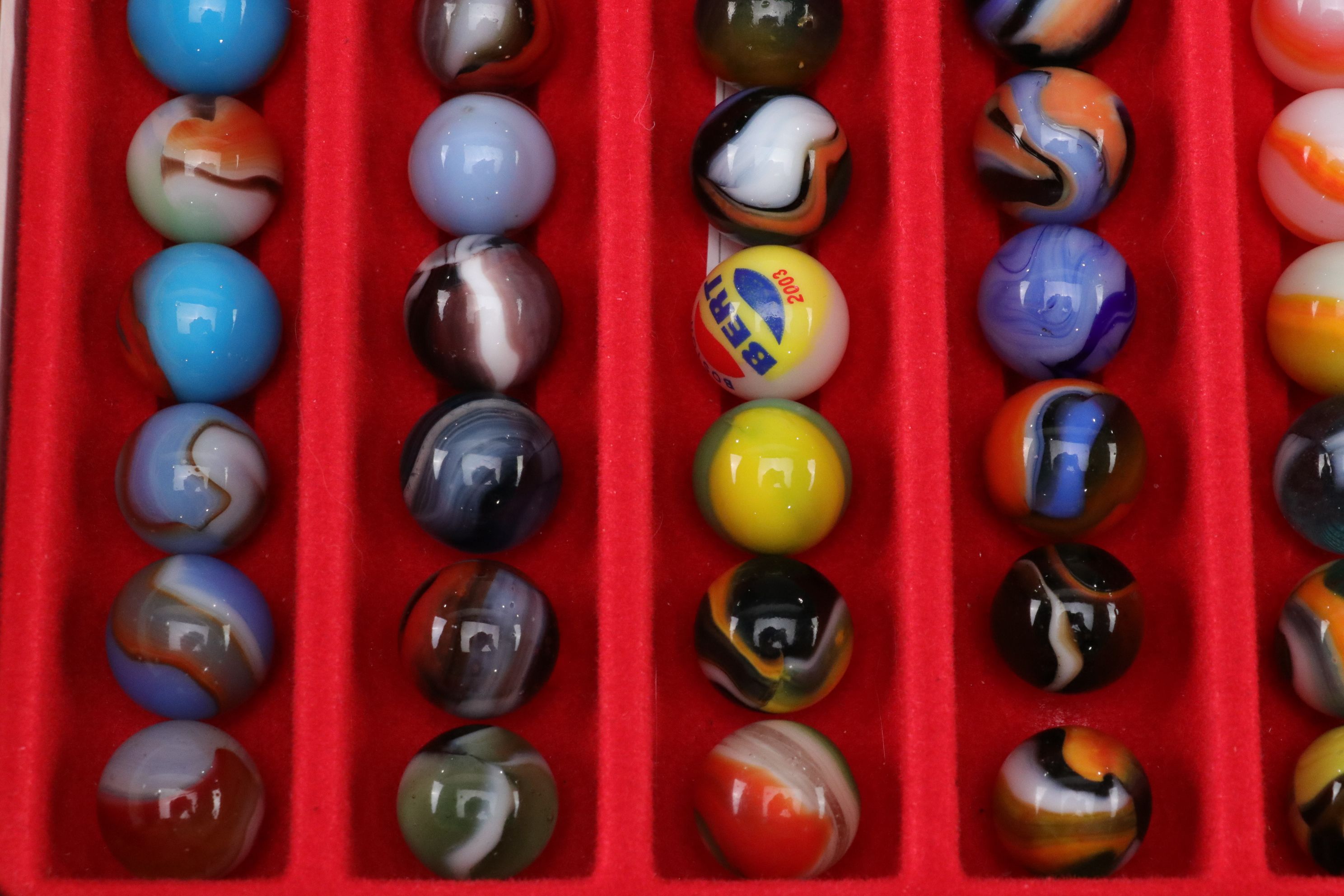 Uranium Glass, Akro Agate, Spiral & Other Marble Collections