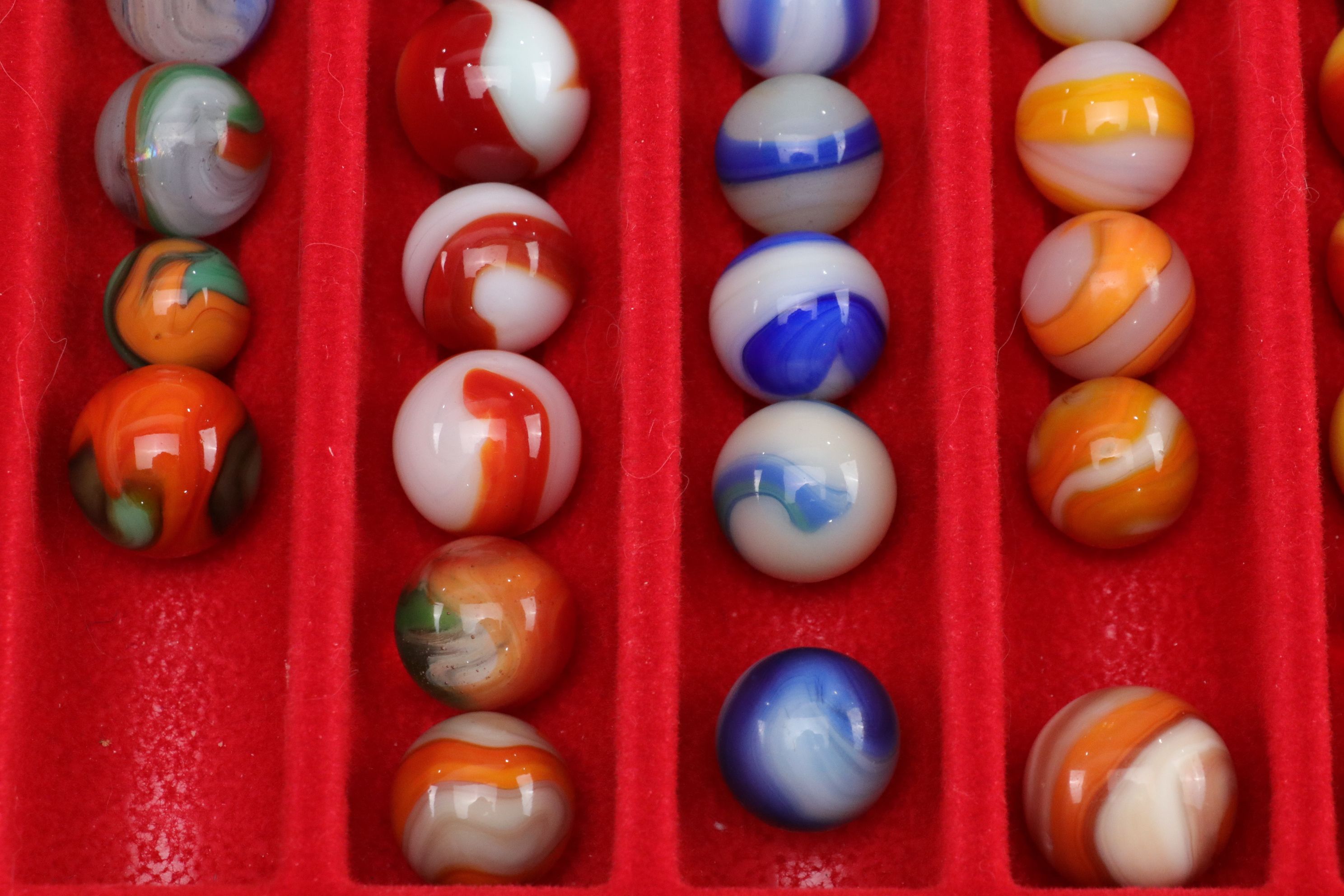 Uranium Glass, Akro Agate, Spiral & Other Marble Collections