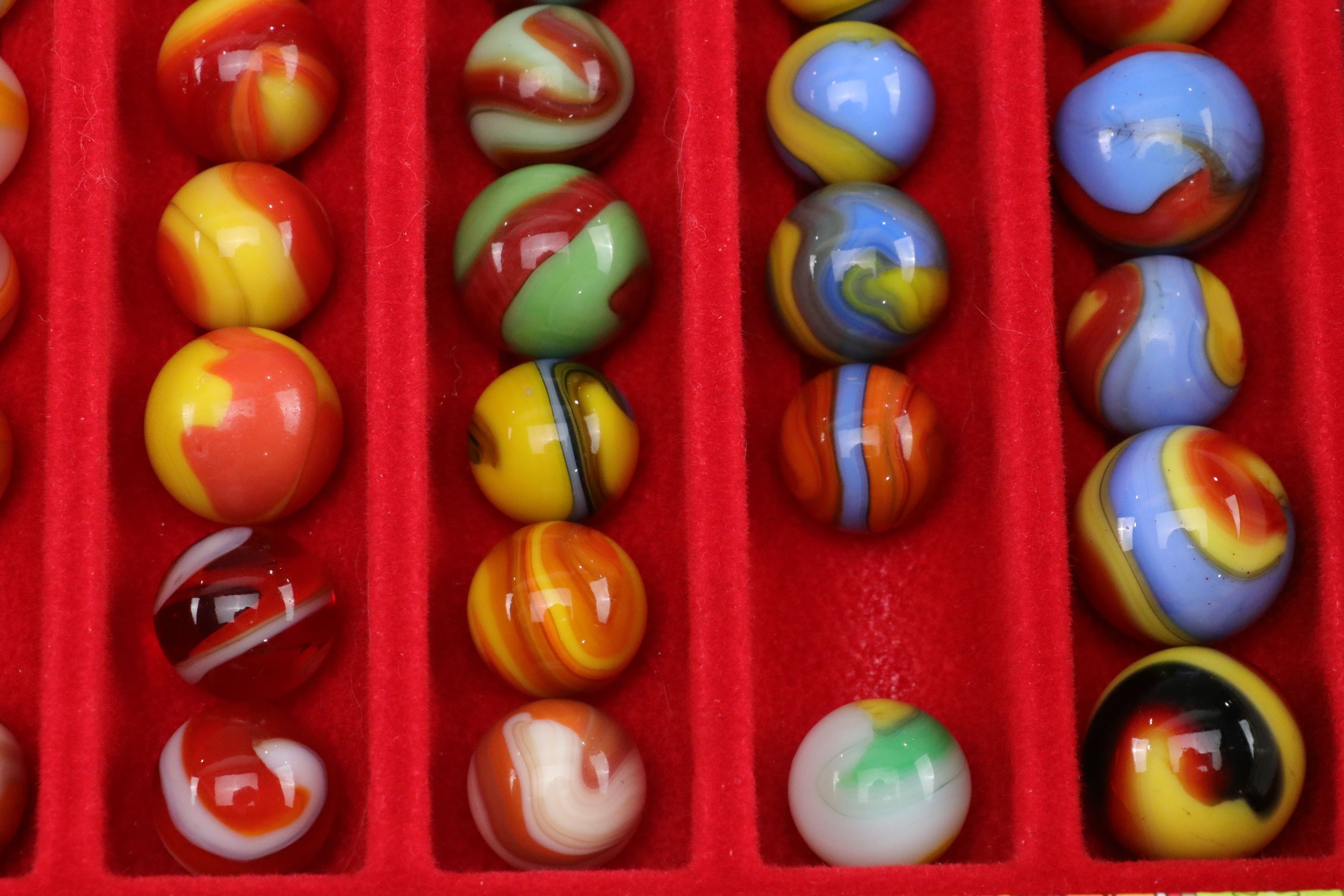 Uranium Glass, Akro Agate, Spiral & Other Marble Collections