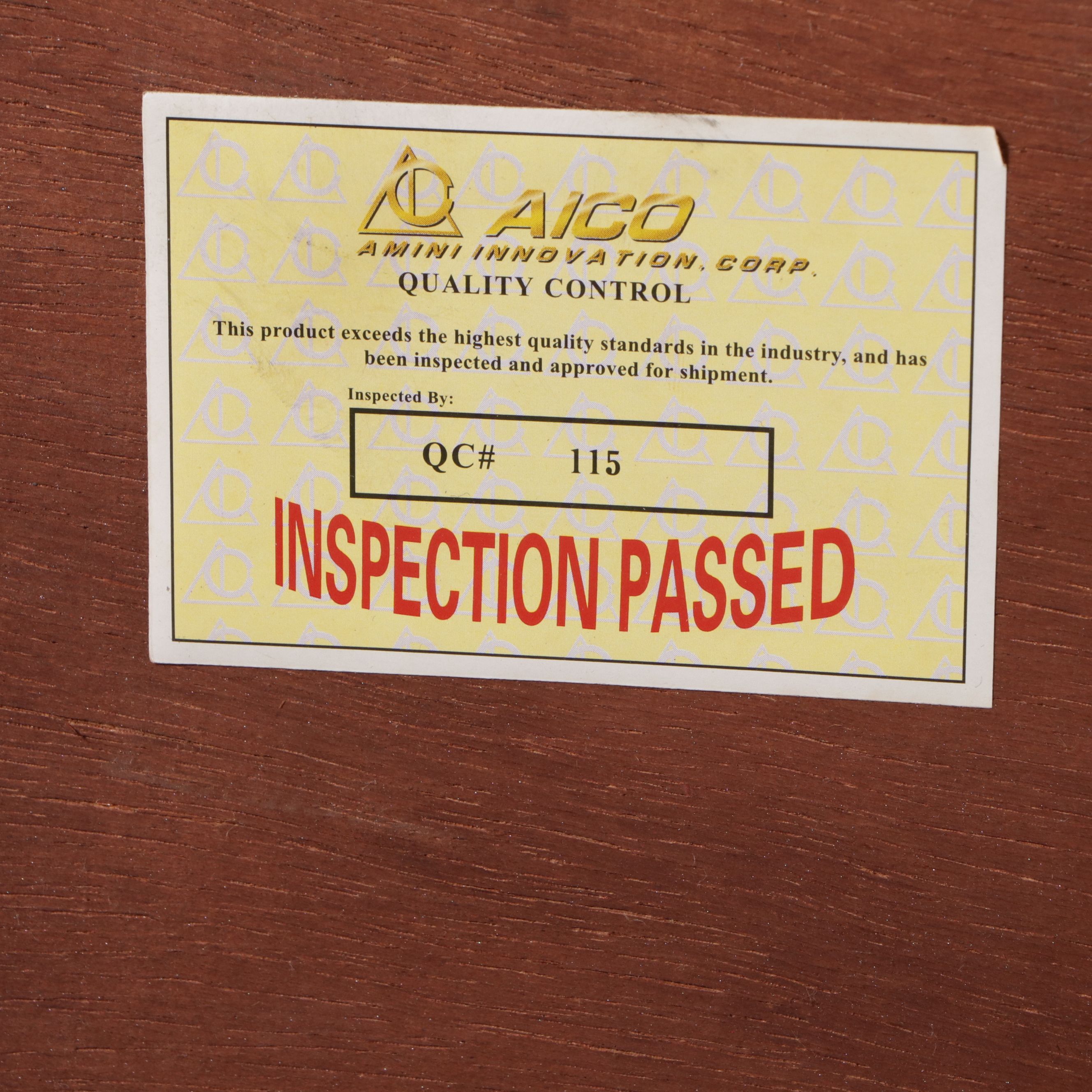 Pair of AICO by Michael Amini Baroque Style Marble Top Nightstands