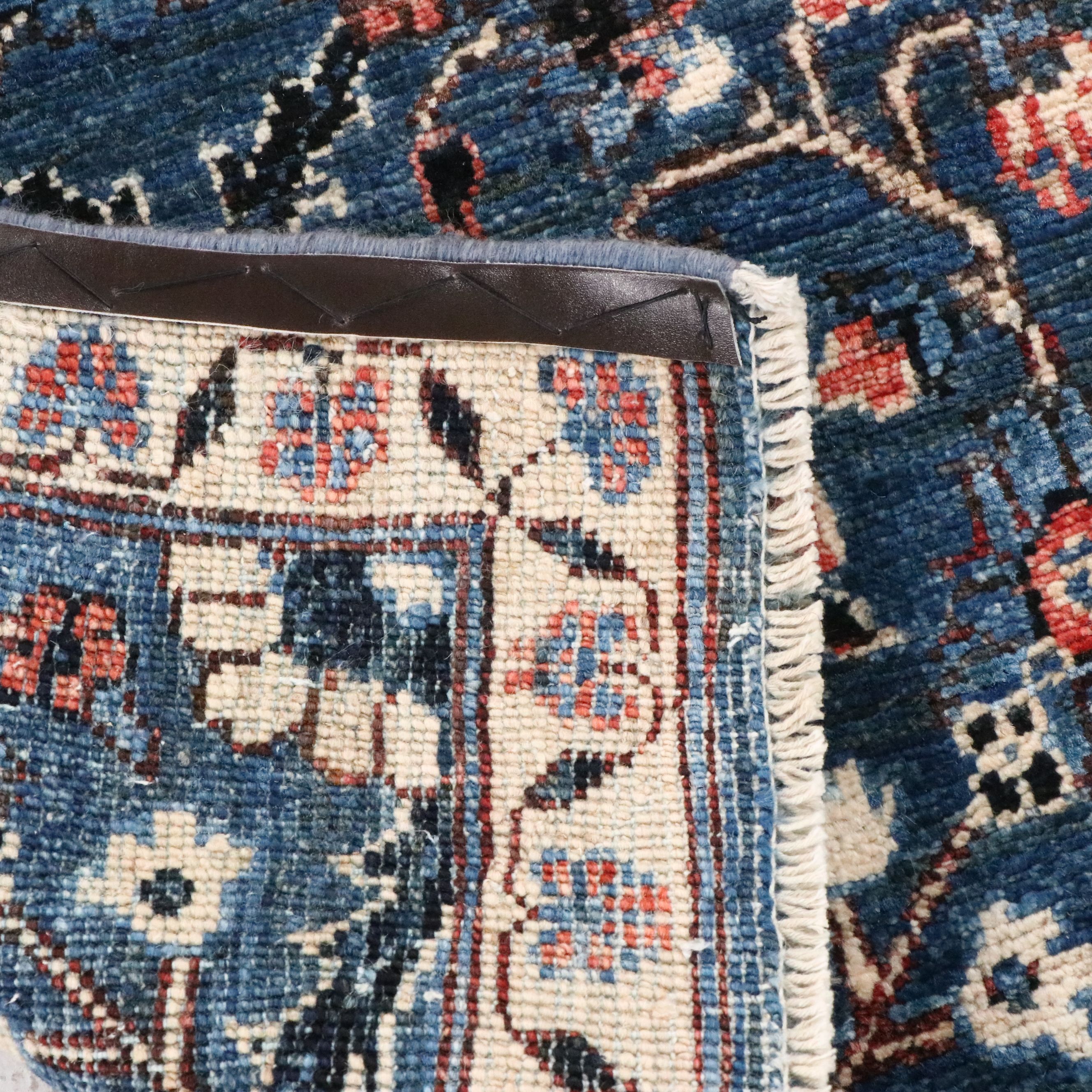 2' x 3' Hand-Knotted Indo-Persian Heriz Accent Rug