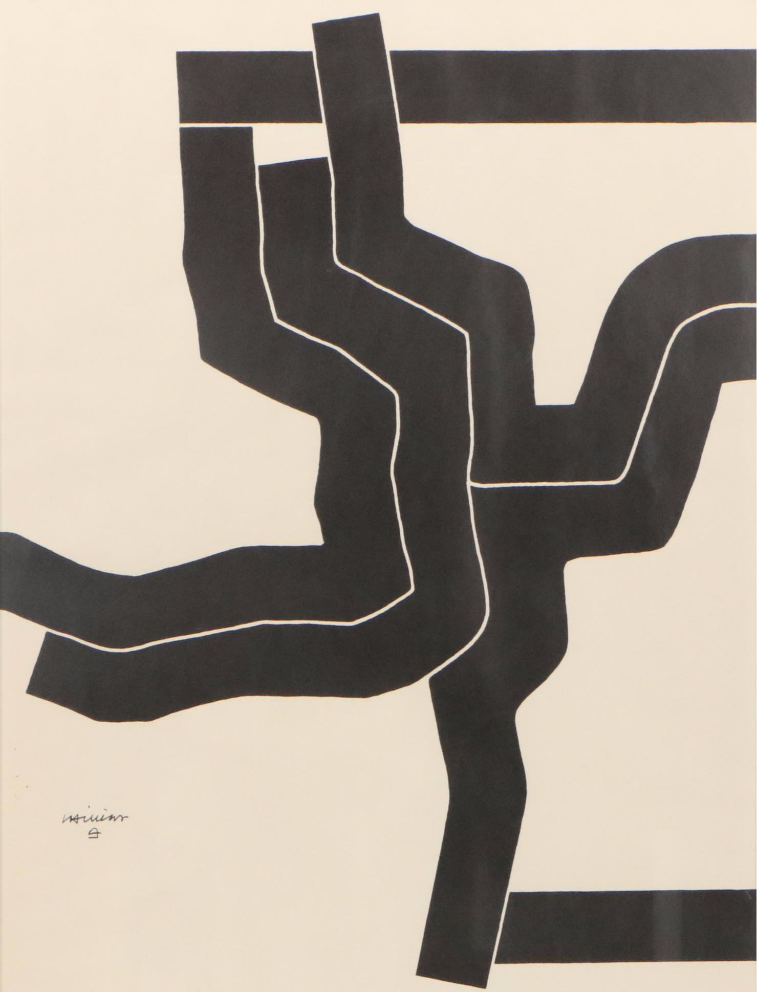 Eduardo Chillida Lithograph 1972 Munich Olympics Poster