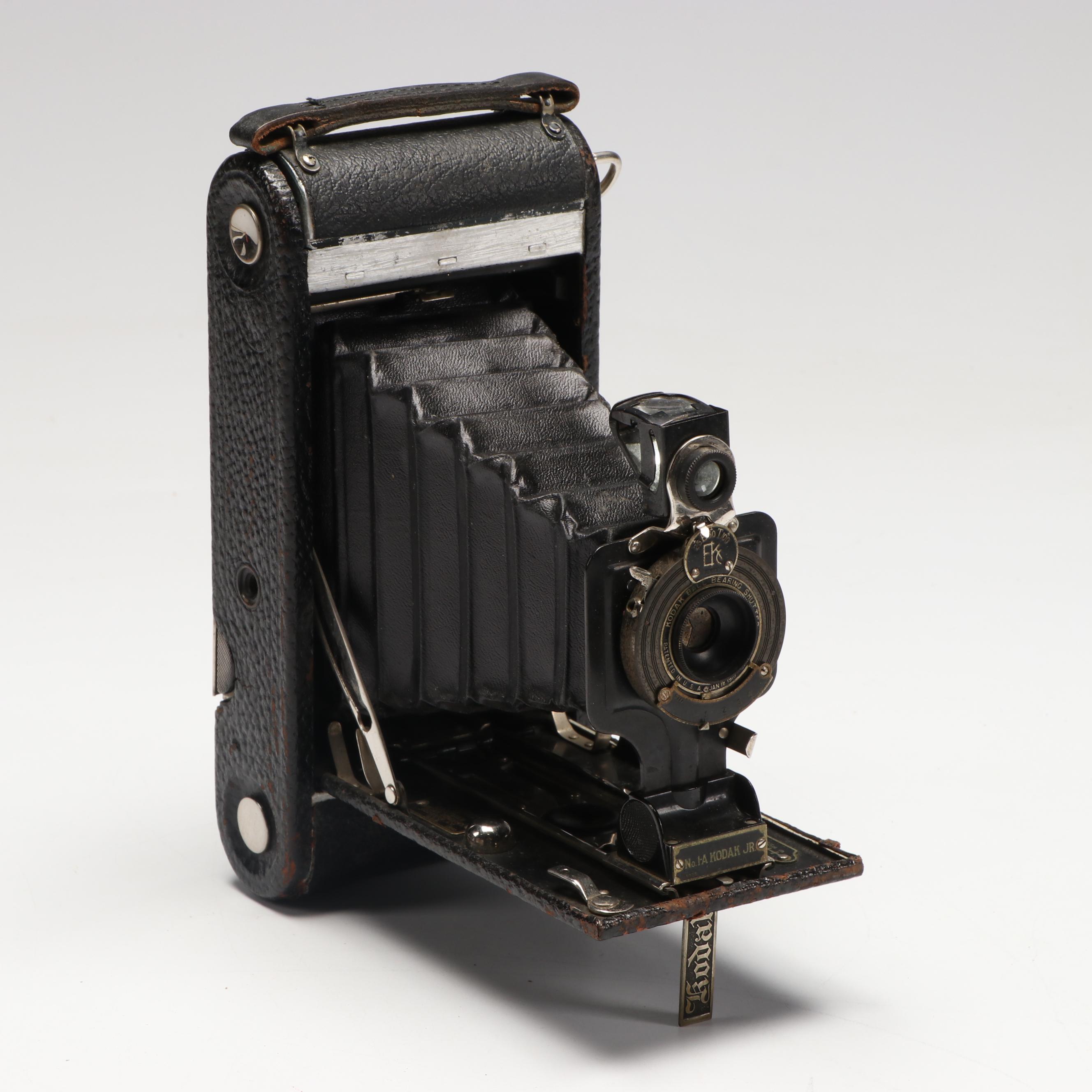 Kodak No.1 Autographic Folding Camera, Vivitar Point and Shoot, and Rifle Scope