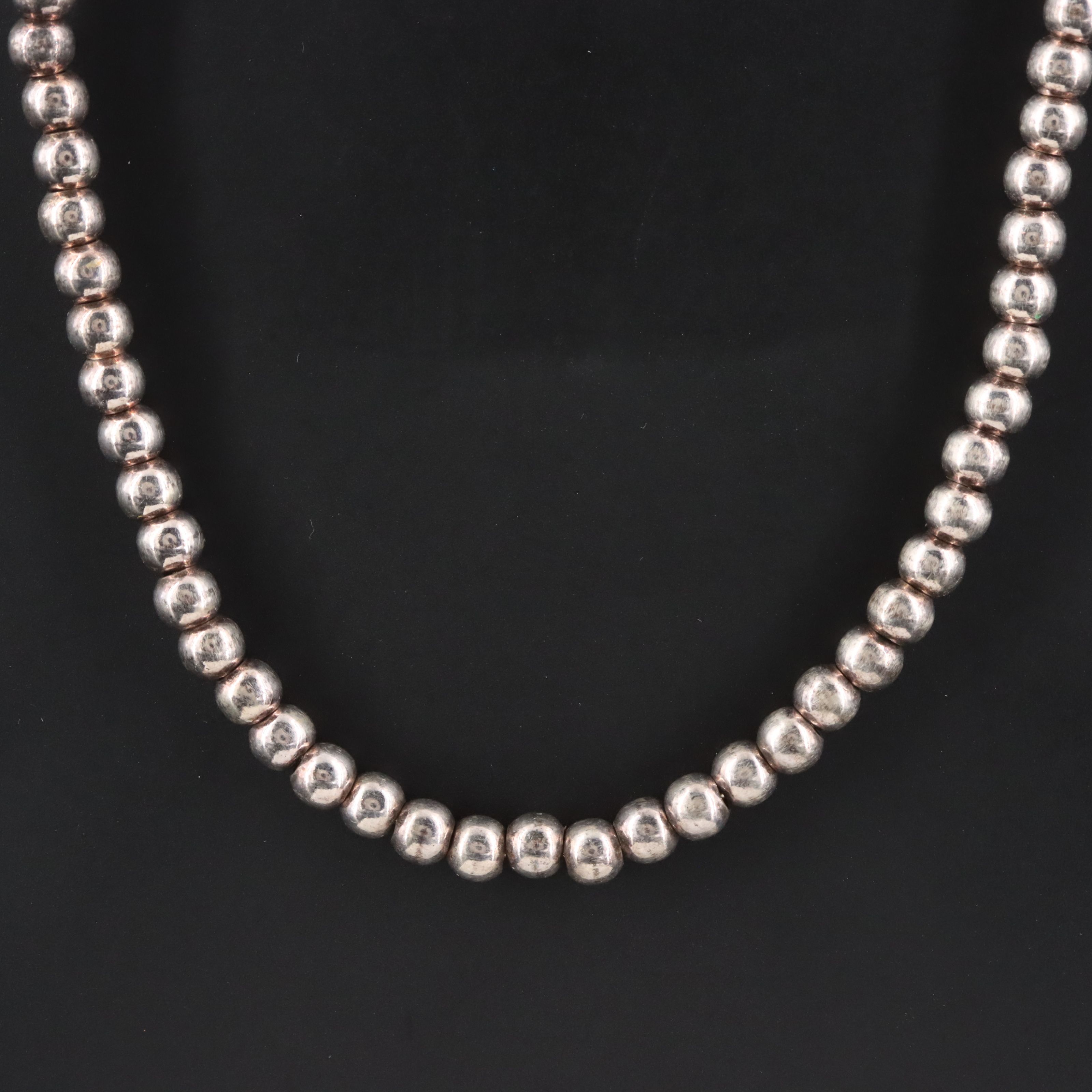 Sterling Beaded Necklace