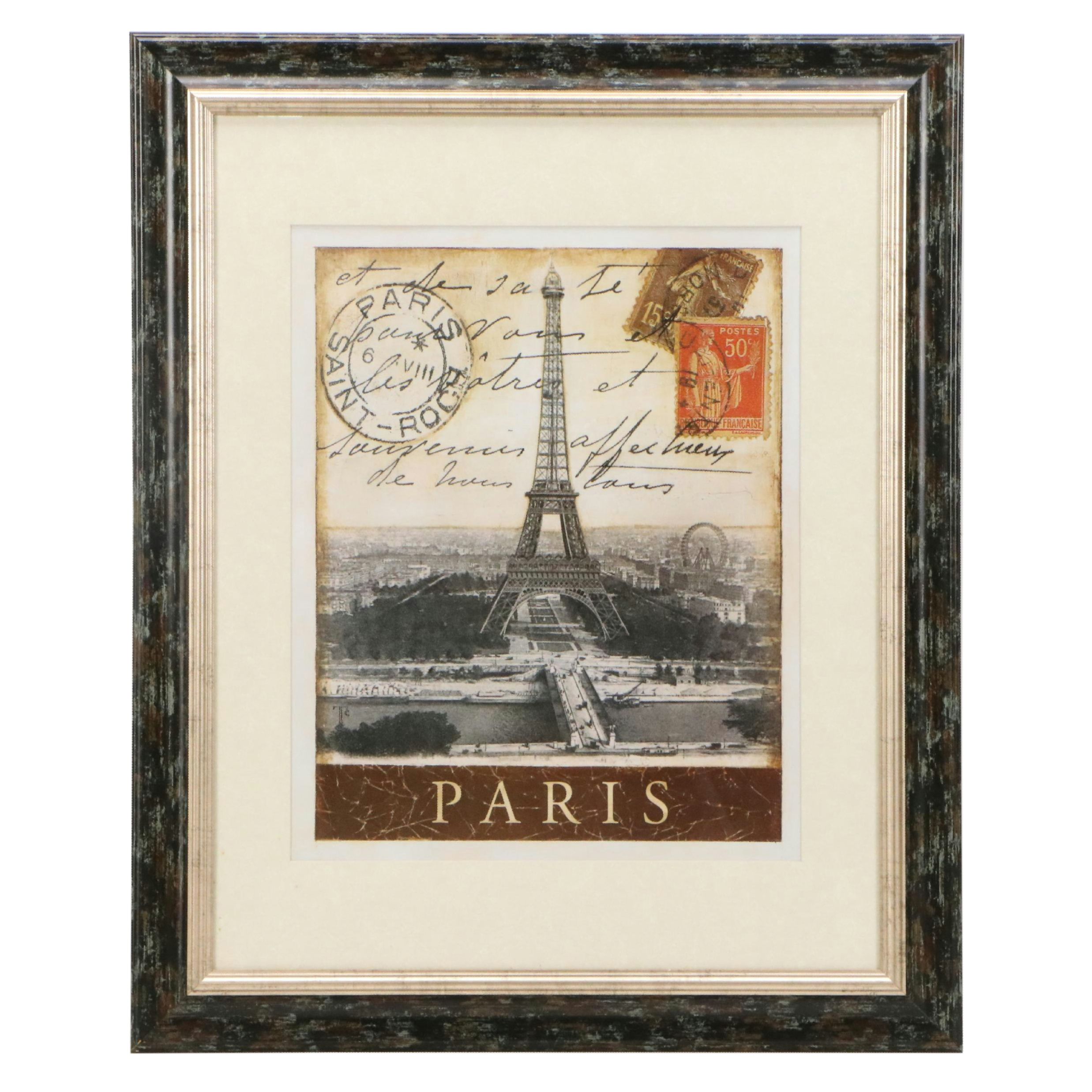 Offset Lithograph After Tina Chaden "Paris," 21st Century