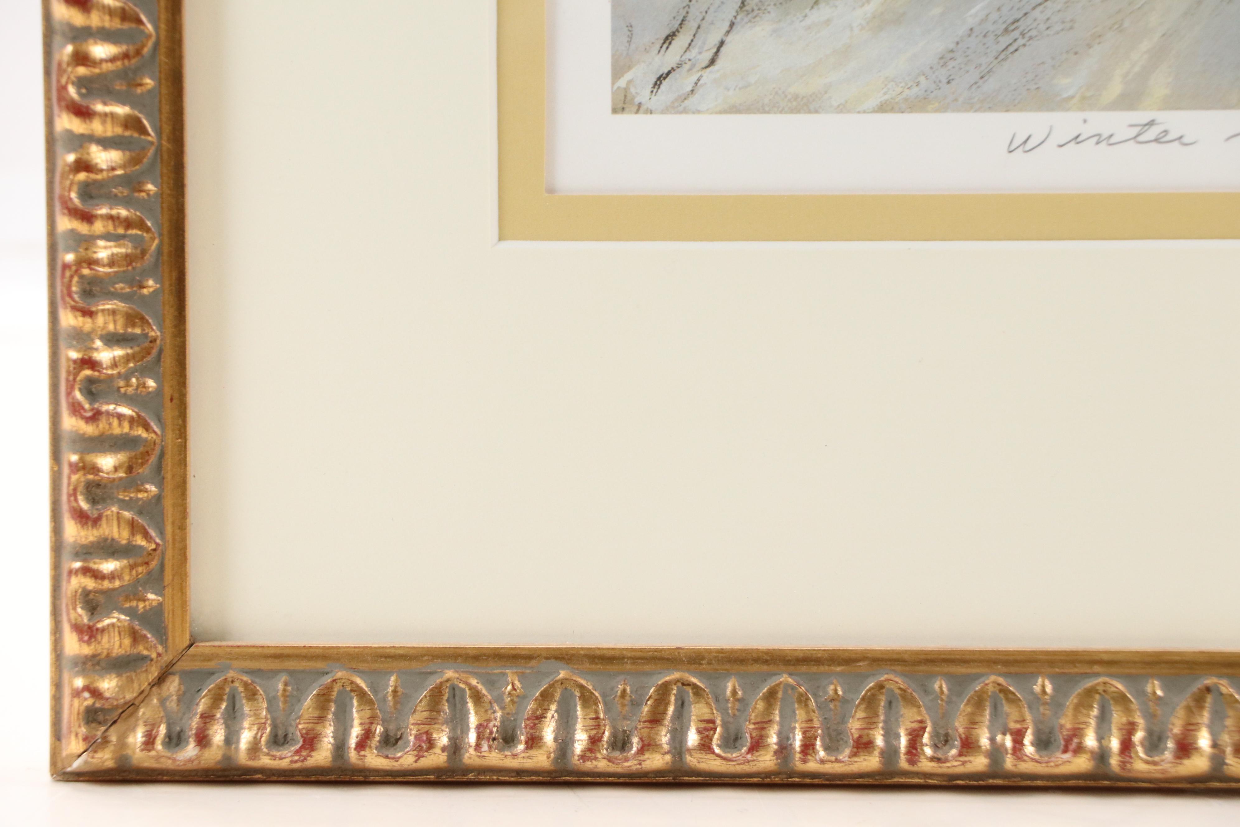 Robert Fabe Offset Lithograph "Winter Morning"