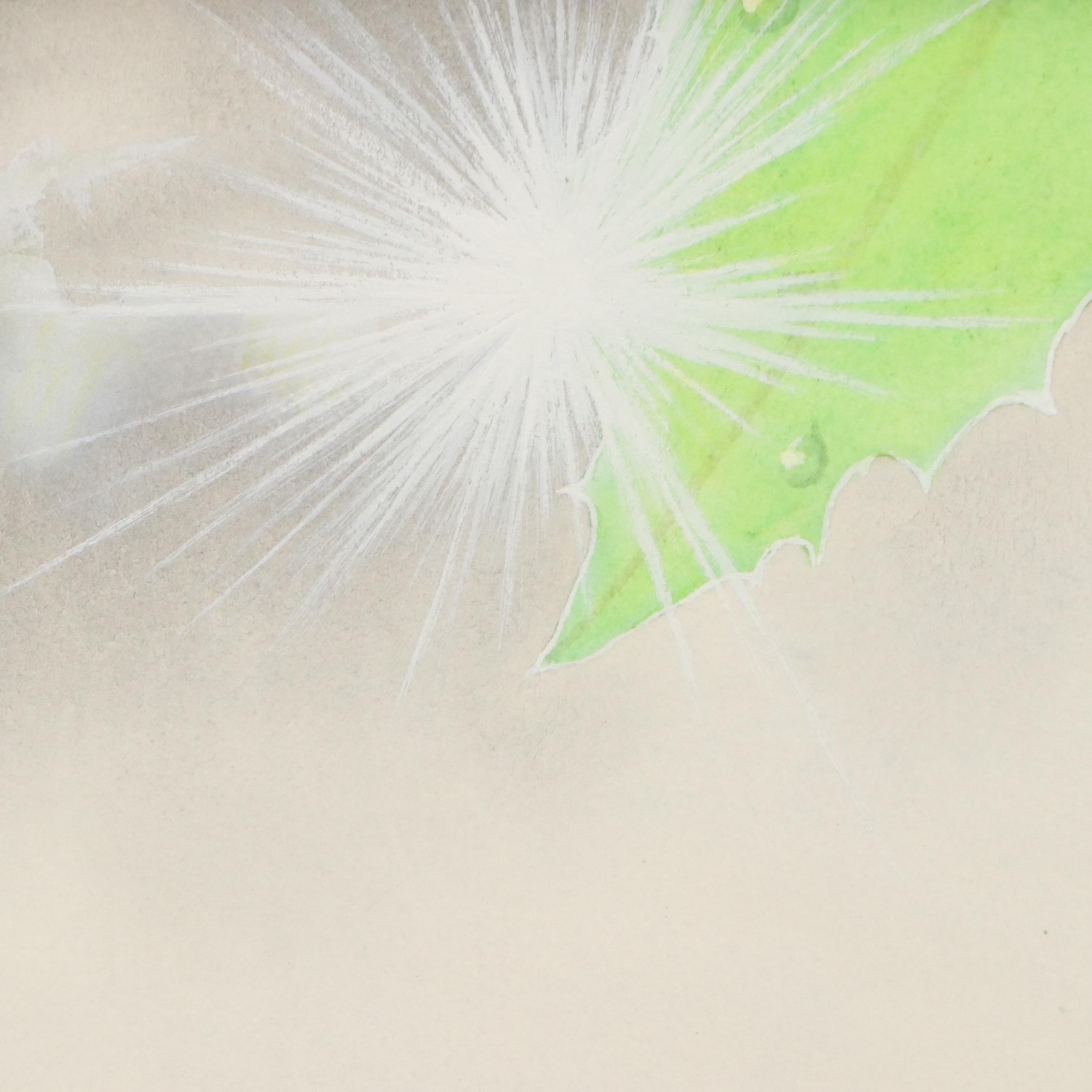 Robert Brandenburg Watercolor of Blue Jays, 1974