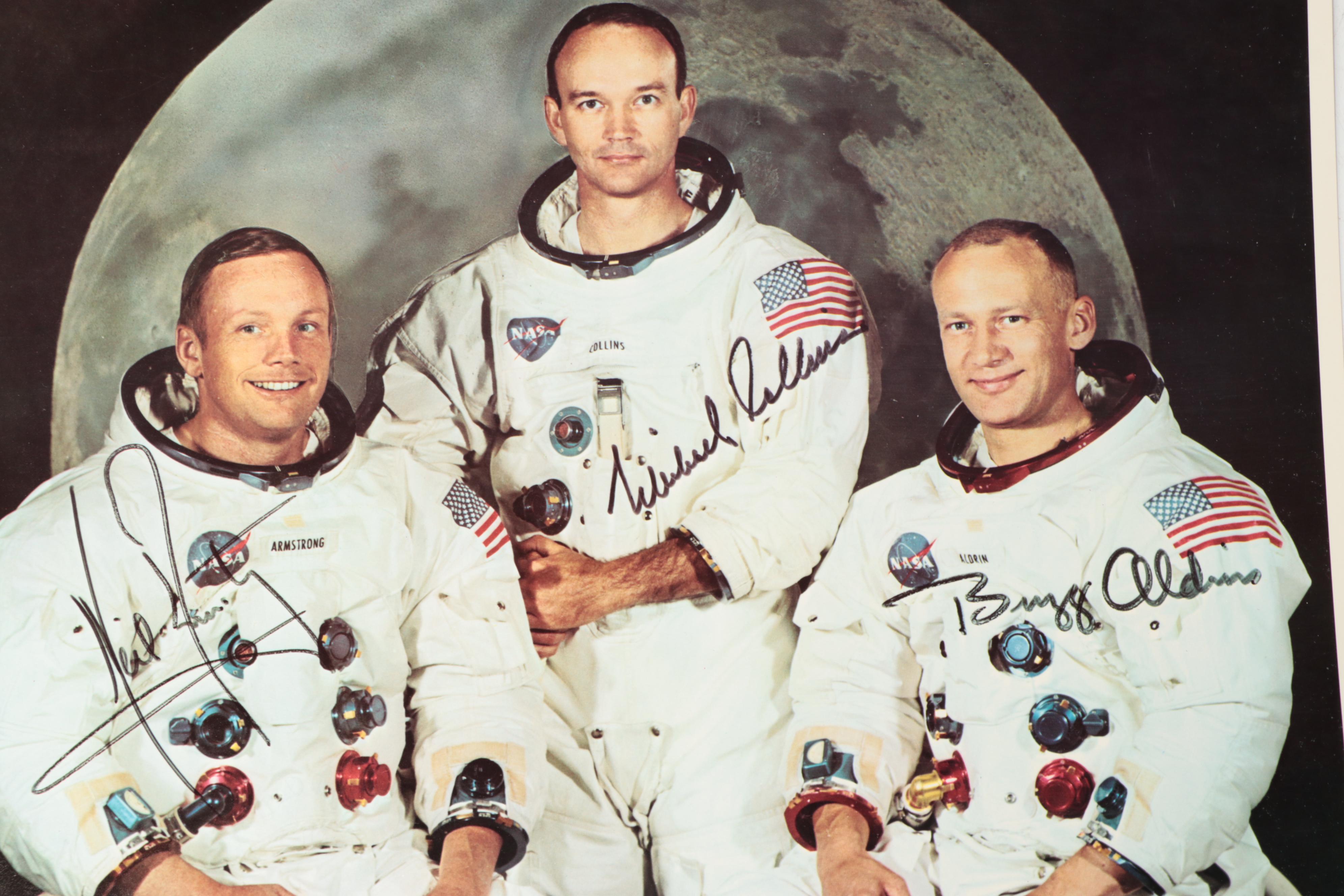 Offset Lithographs of NASA Scenes Including "Apollo 11 Crew"