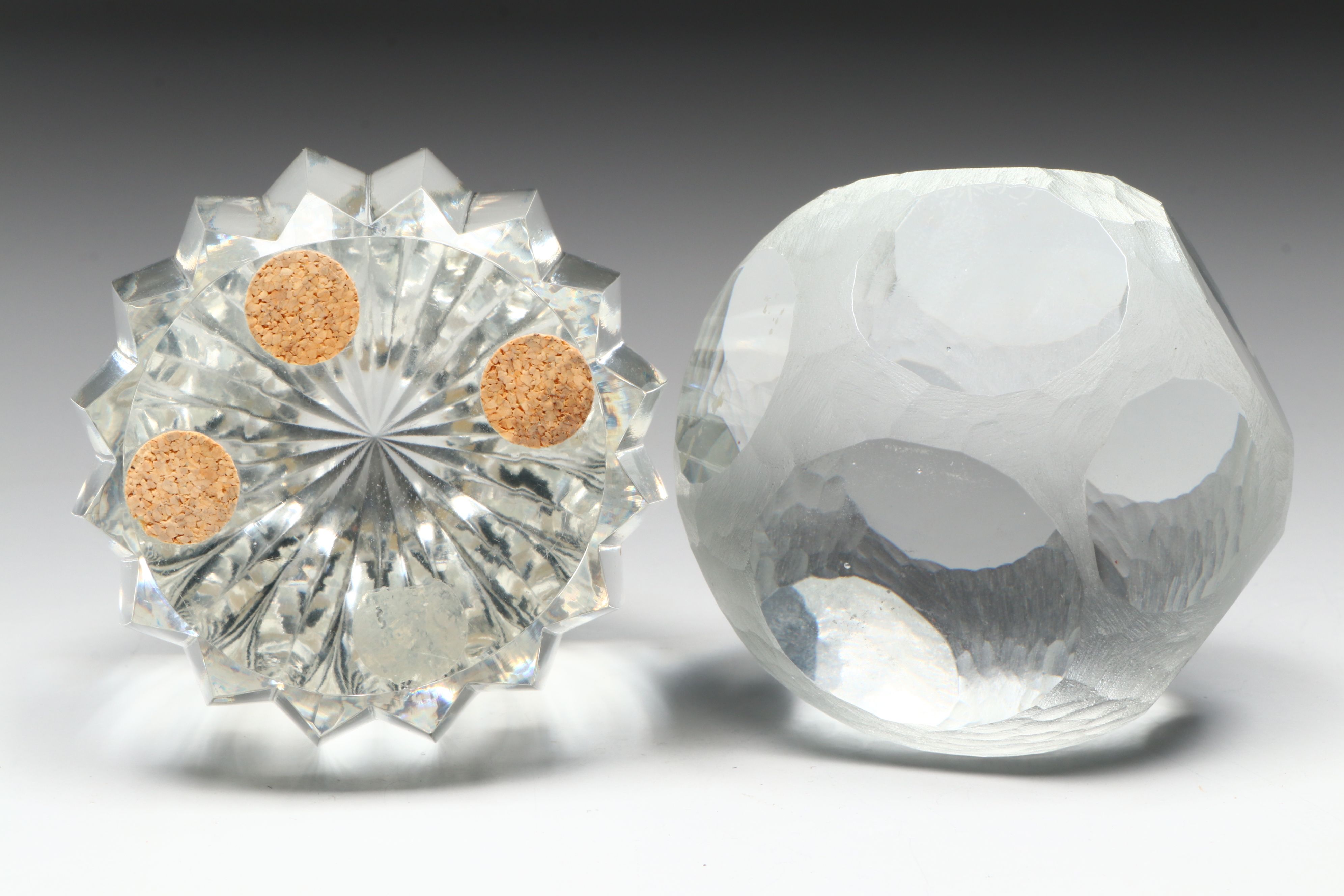 Ceskci Crystal with Other Art Glass Paperweights