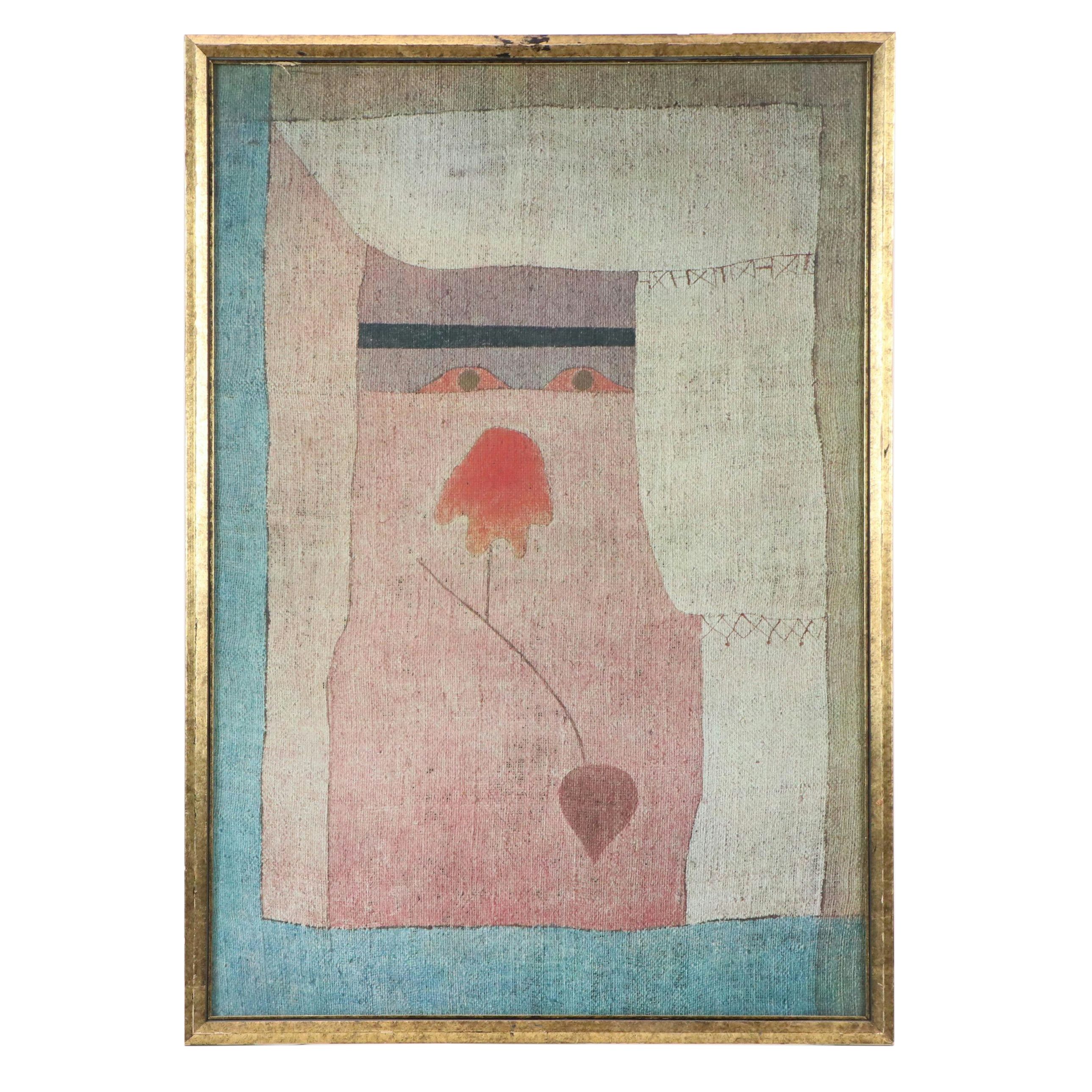 After Paul Klee Offset Lithograph "Arab Song," Late 20th Century