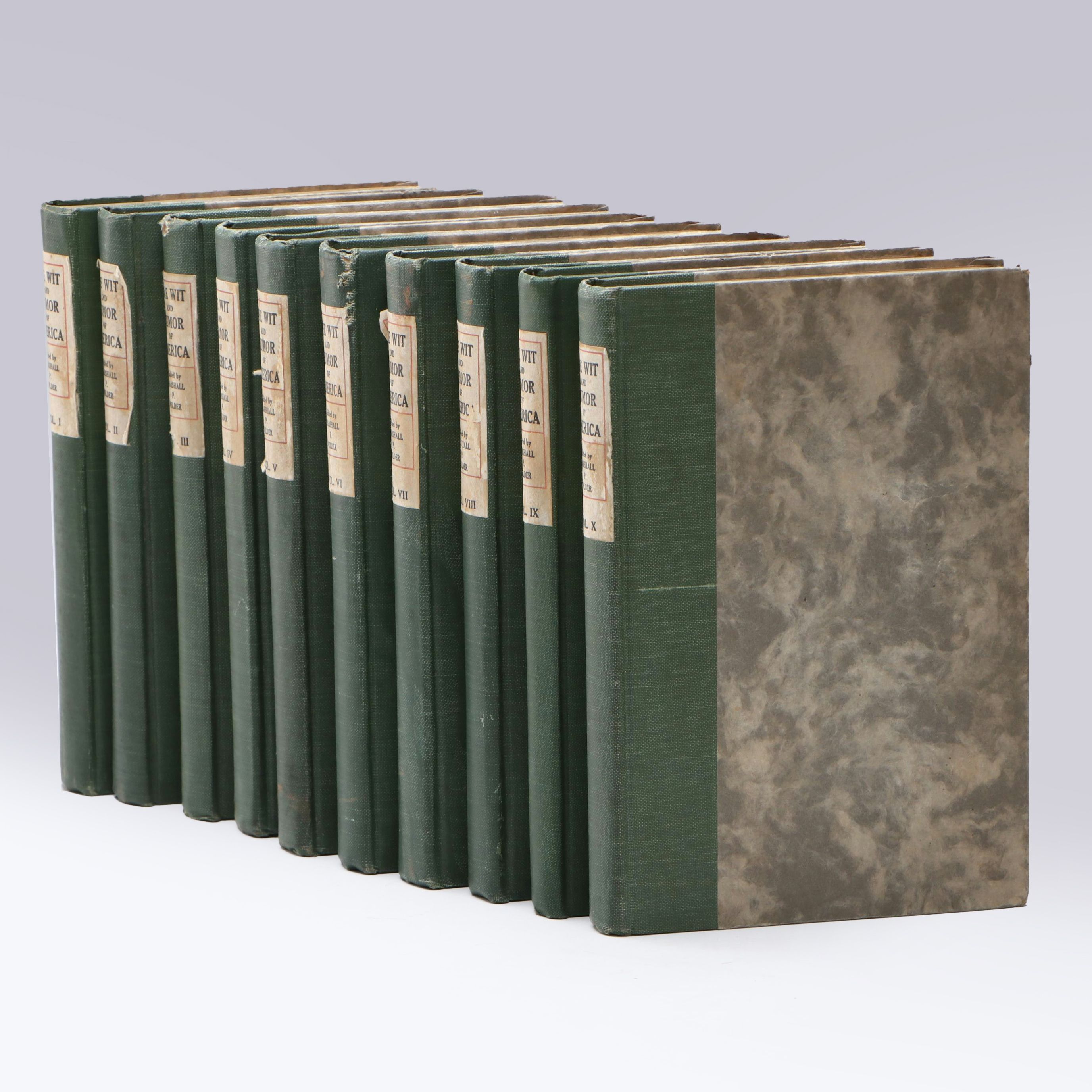 "The Wit and Humor of America" Complete Ten-Volume Set Edited by Marshall Wilder