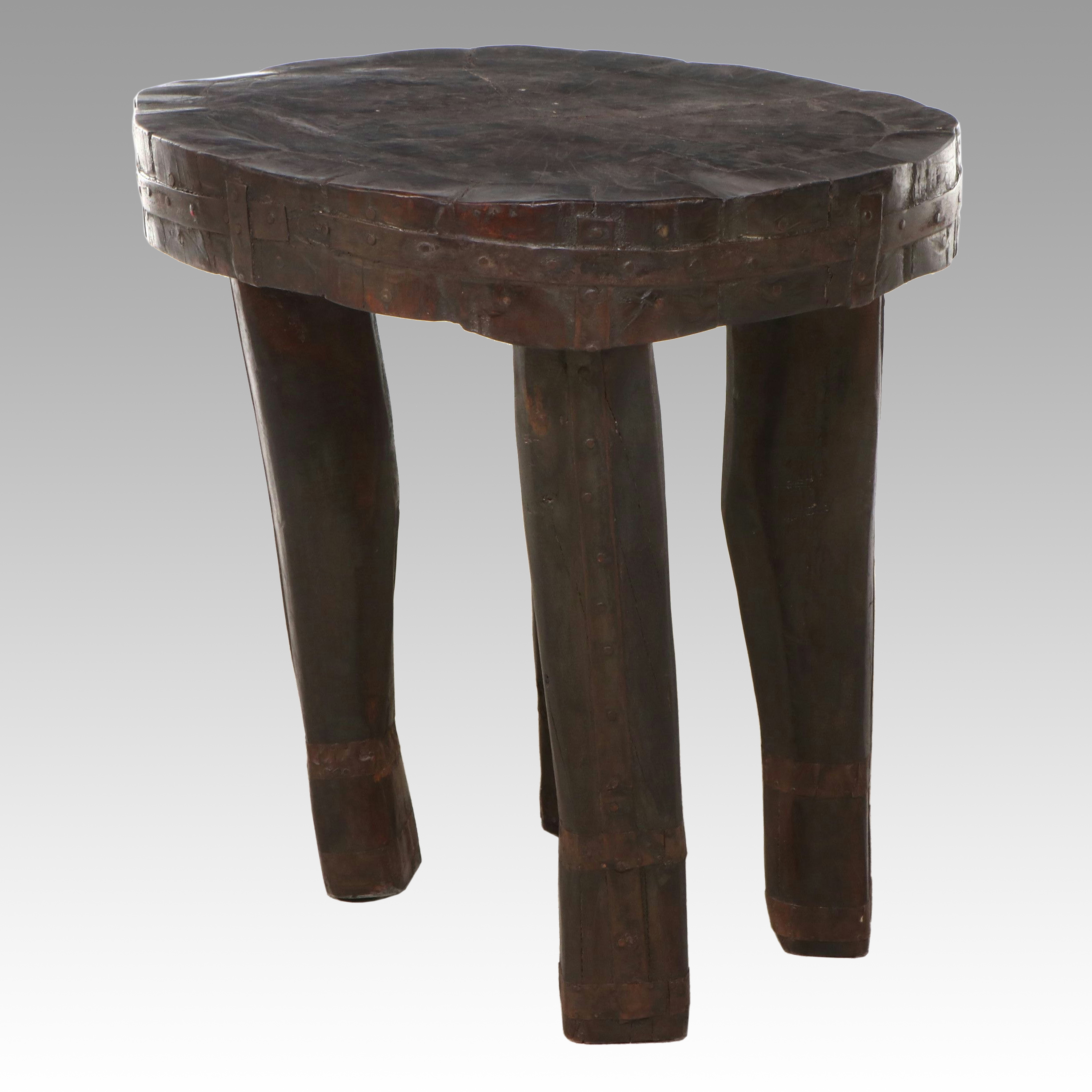 Primitive Style Wooden Stool