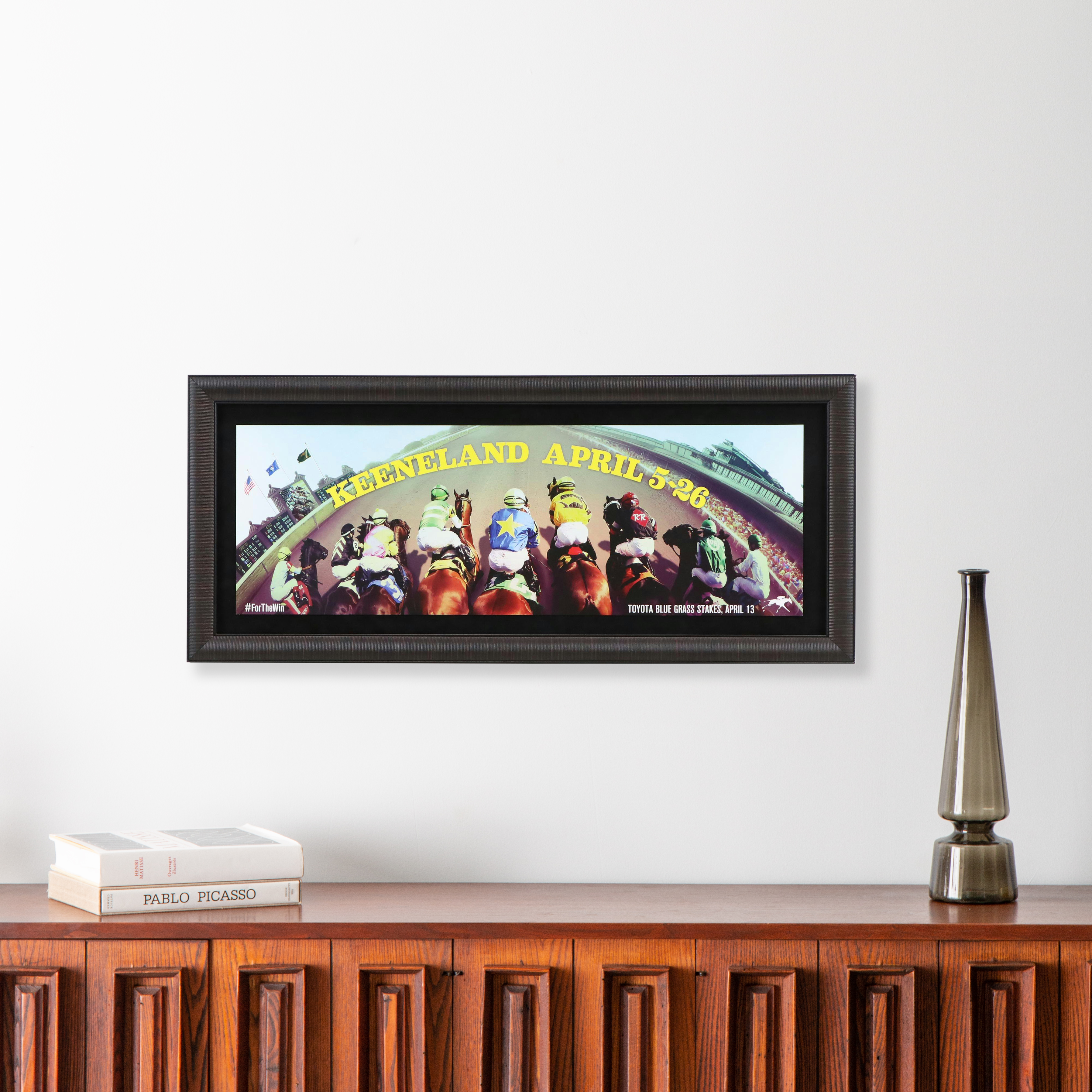 Keeneland Spring Meet Offset Lithograph Poster "Keeneland April 5-26"