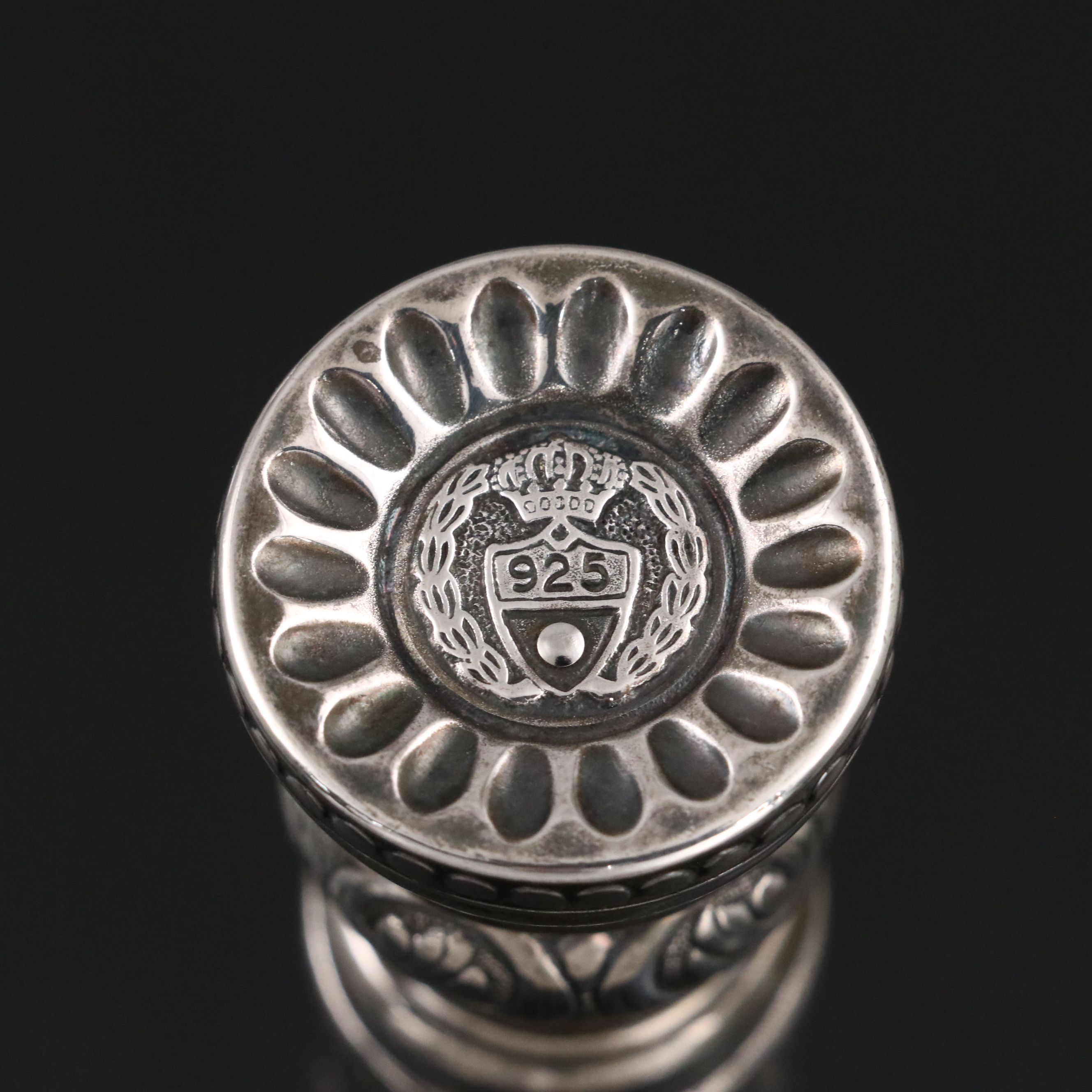 Judaica Sterling Havdalah Two-in-One Wand, Spice Box, and Candle Holder