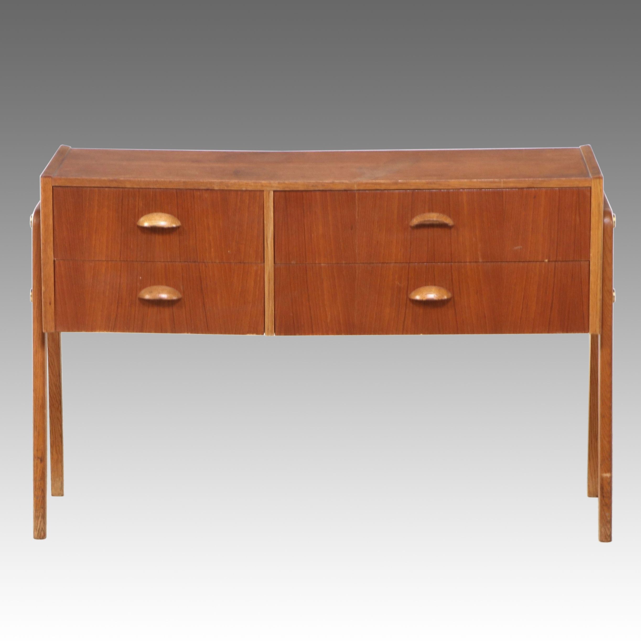 Mid Century Modern Walnut Nightstand