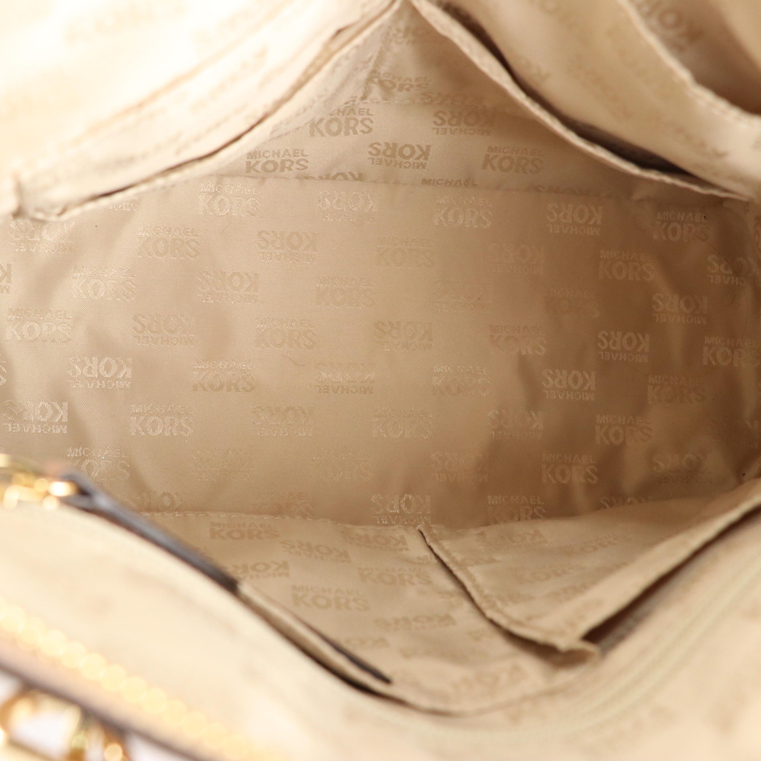 Michael Kors Blush Leather Cindy Domed Two-Way Satchel and Grey Crosby Hobo Bag