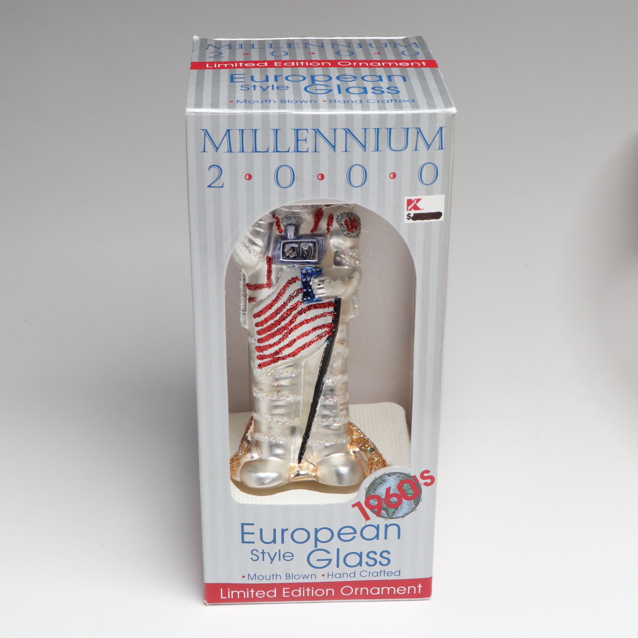 Pair of Gold Finish Angels with Vintage Ornaments and More Christmas Décor