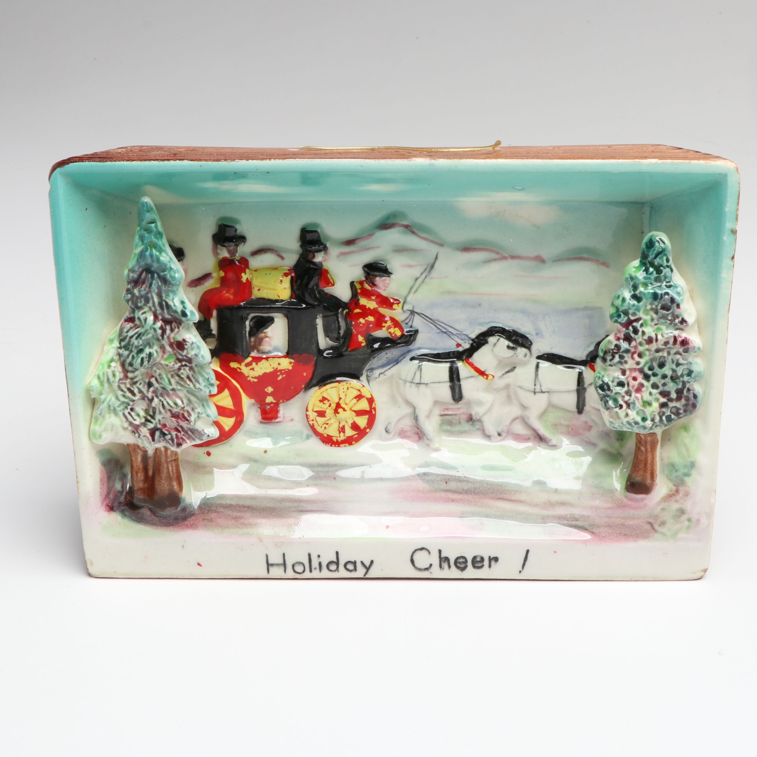 Pair of Gold Finish Angels with Vintage Ornaments and More Christmas Décor