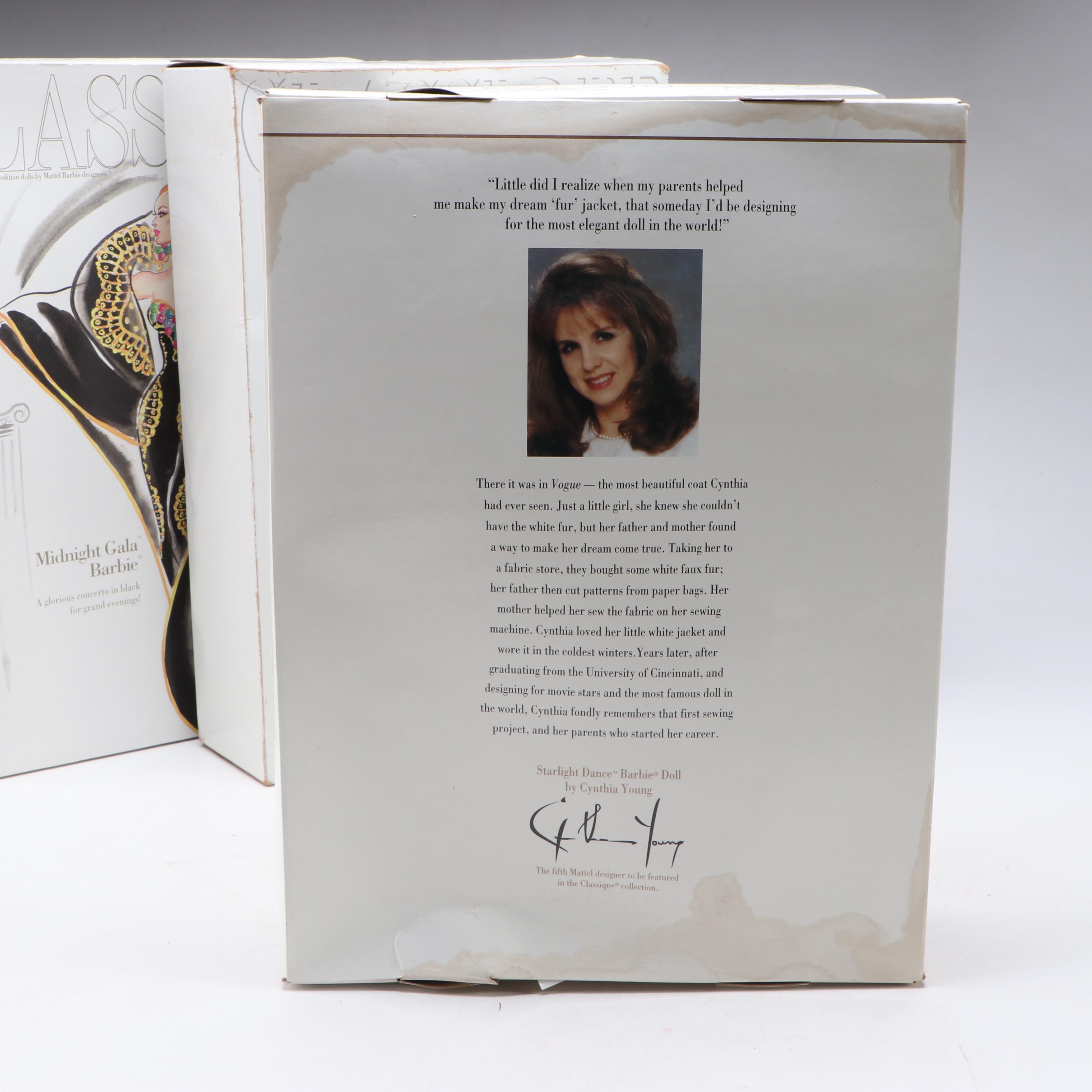 Mattel "Midnight Gala Barbie" and More Classique Collection Barbie Dolls, 1990s