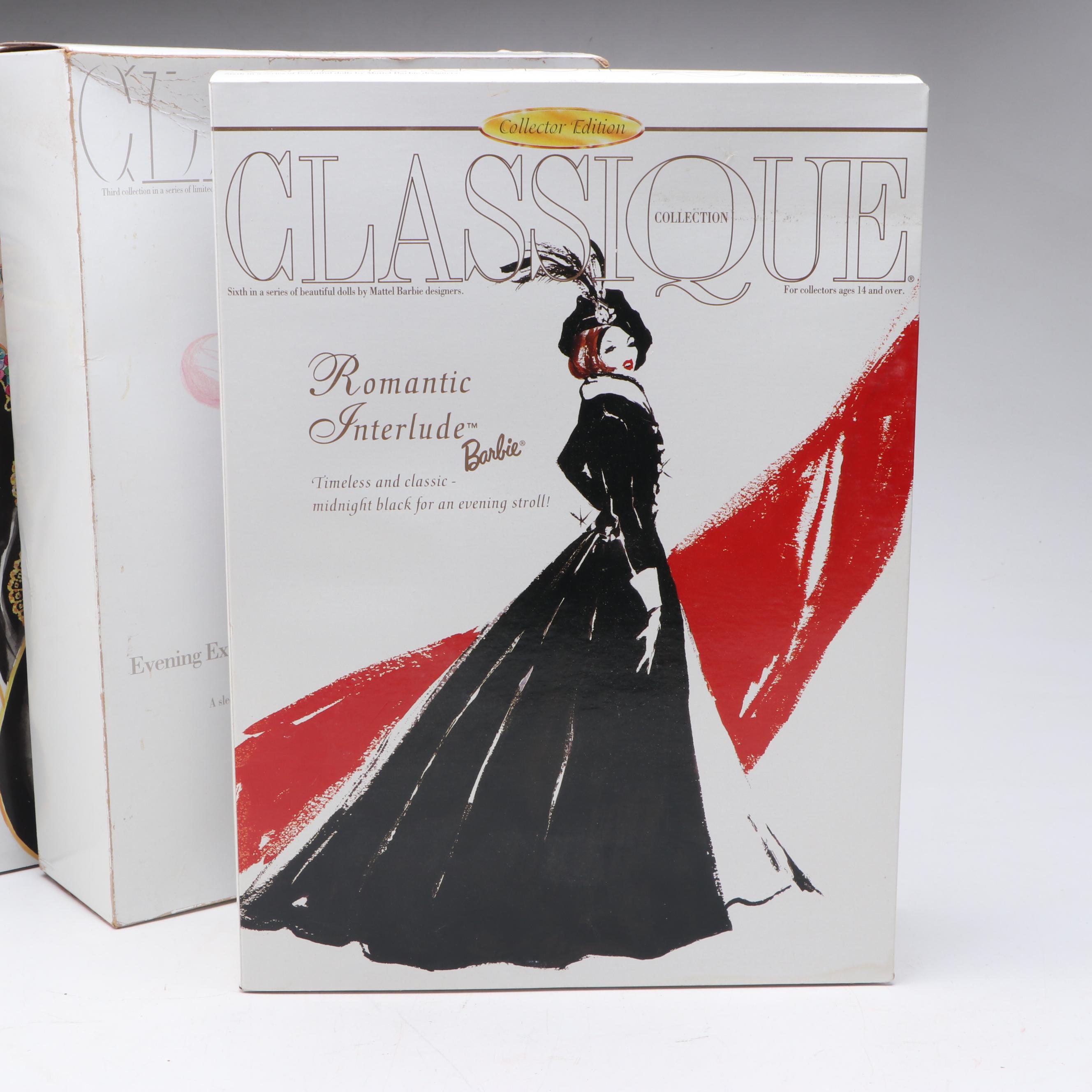 Mattel "Midnight Gala Barbie" and More Classique Collection Barbie Dolls, 1990s