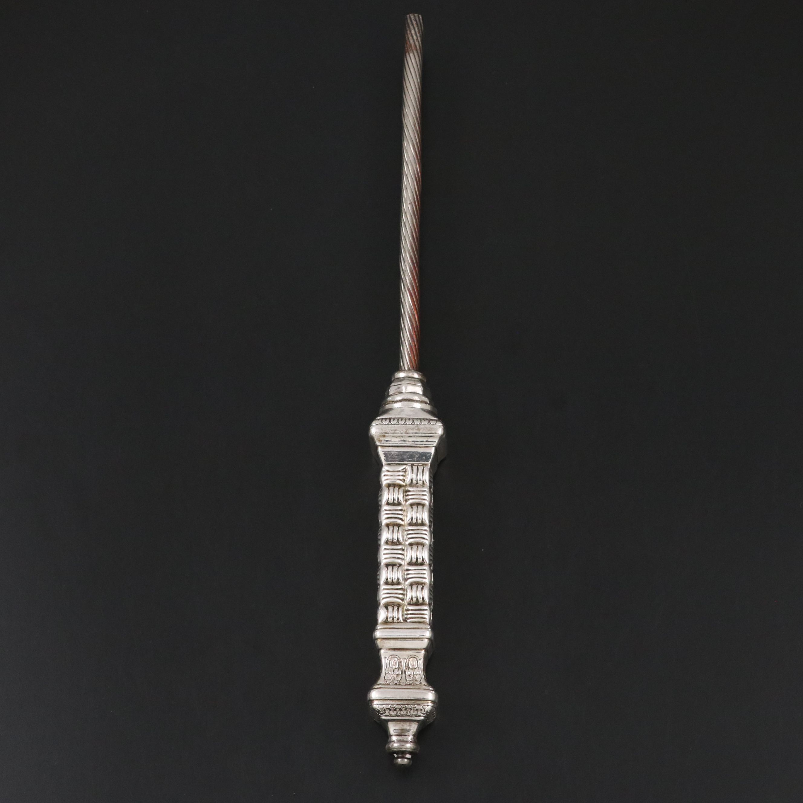 Judaica Sterling Silver Tzinder Shabbat Candle Lighter