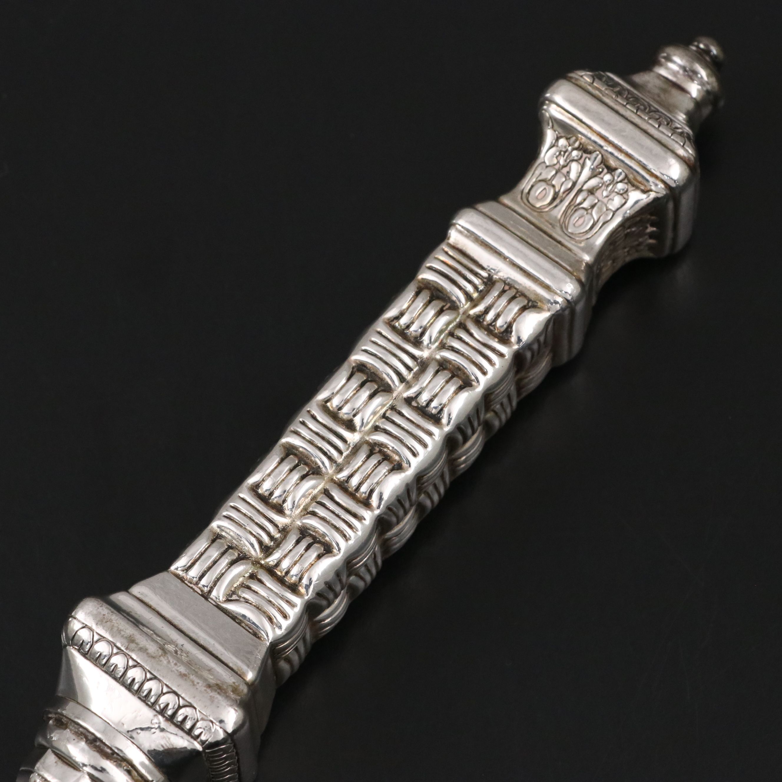Judaica Sterling Silver Tzinder Shabbat Candle Lighter