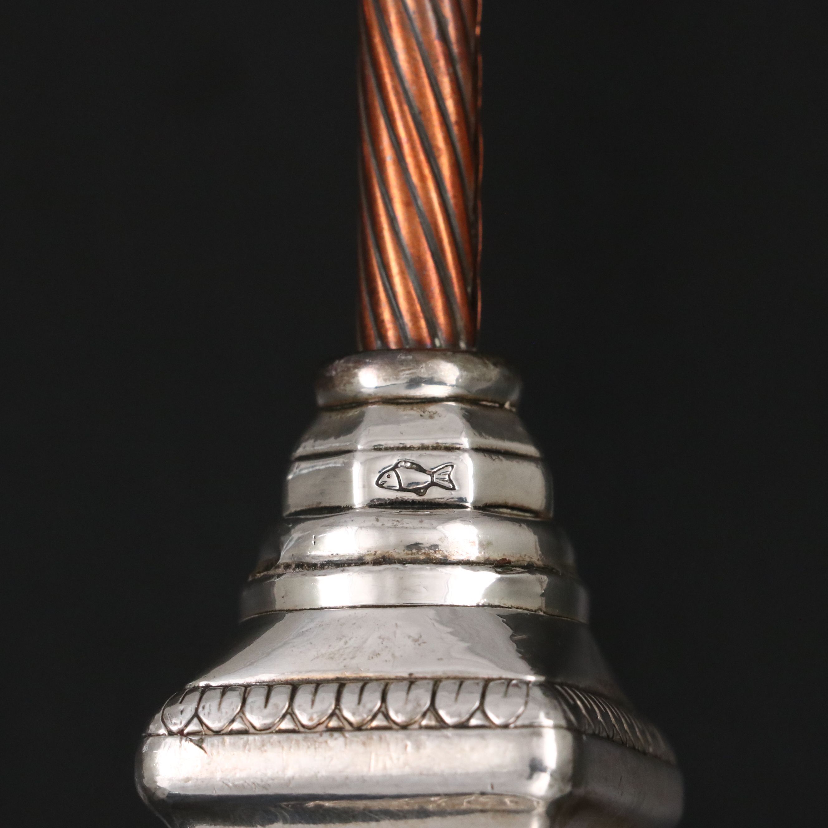 Judaica Sterling Silver Tzinder Shabbat Candle Lighter