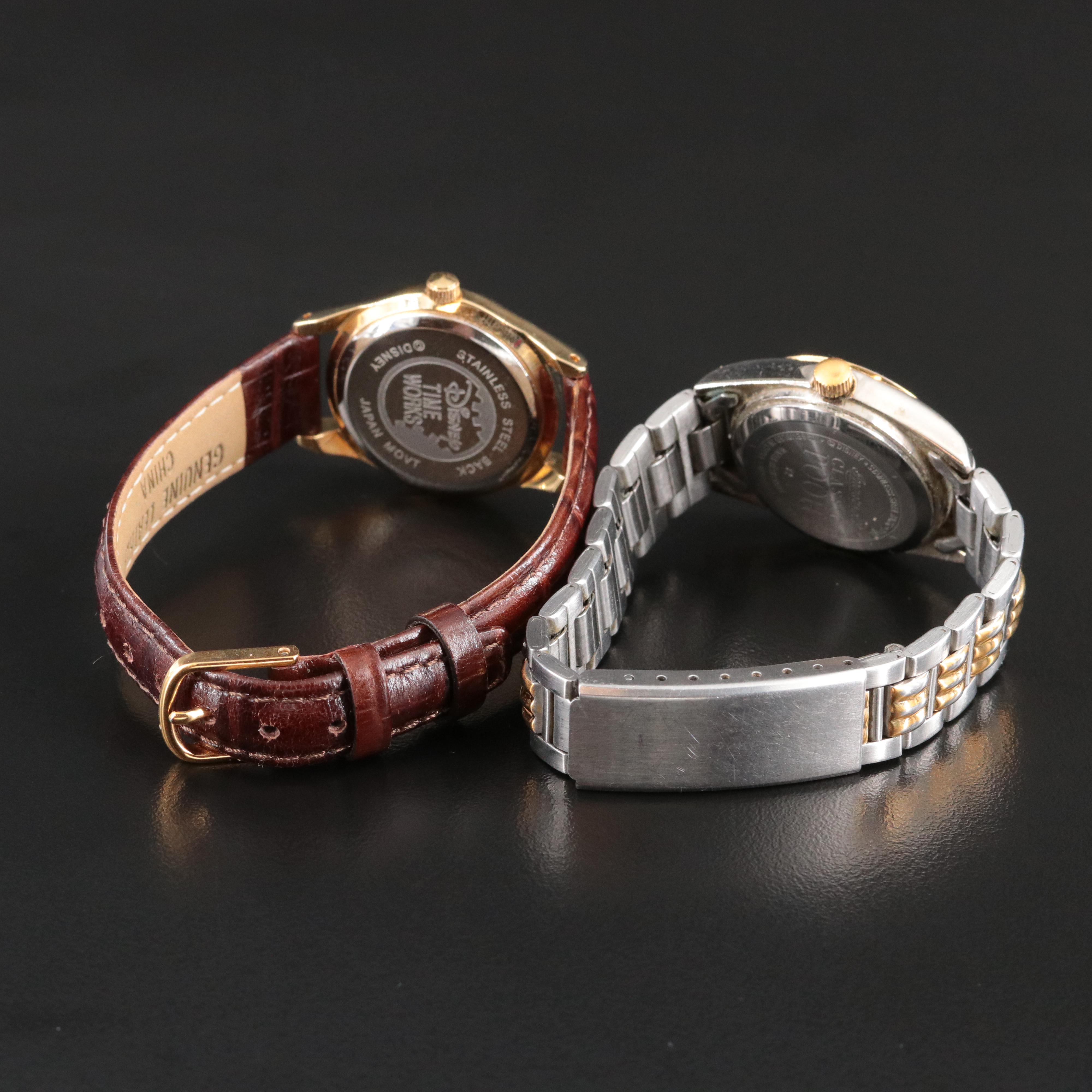 Vintage Disney's Winnie the Pooh and Minnie Mouse Watches