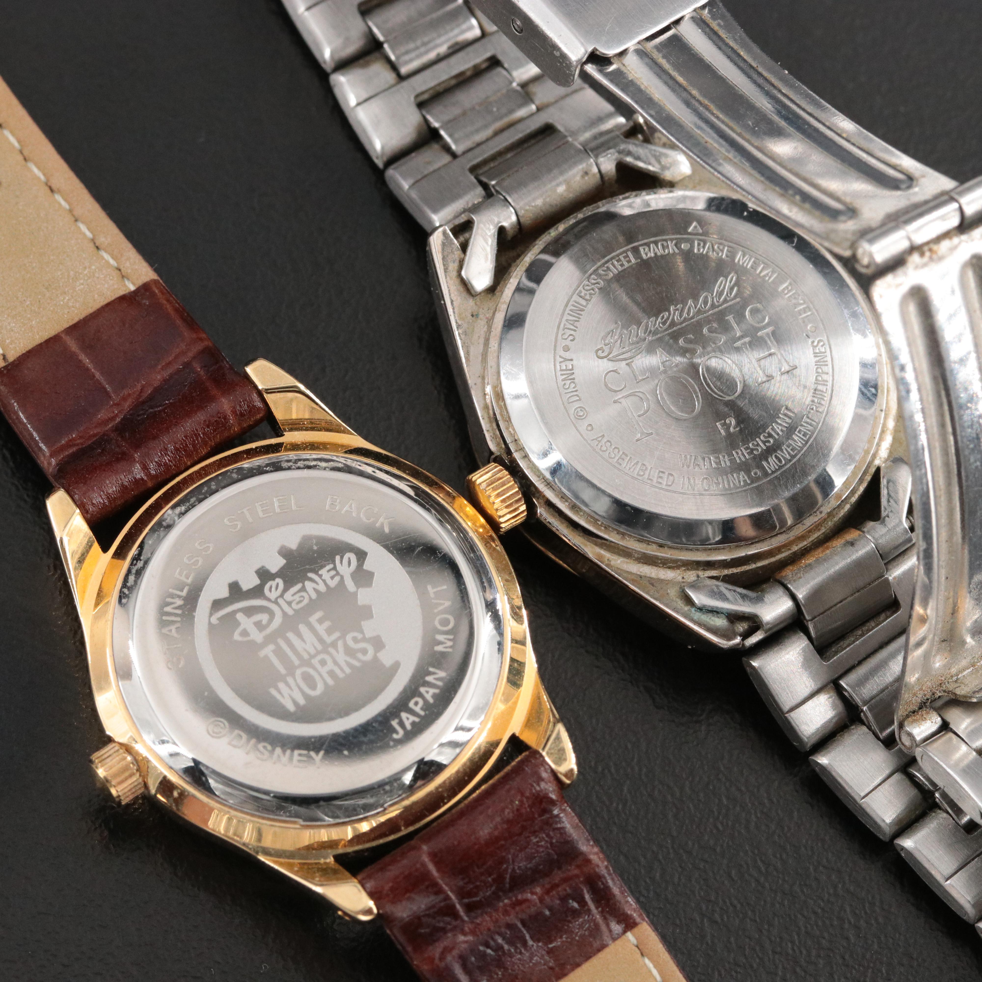 Vintage Disney's Winnie the Pooh and Minnie Mouse Watches