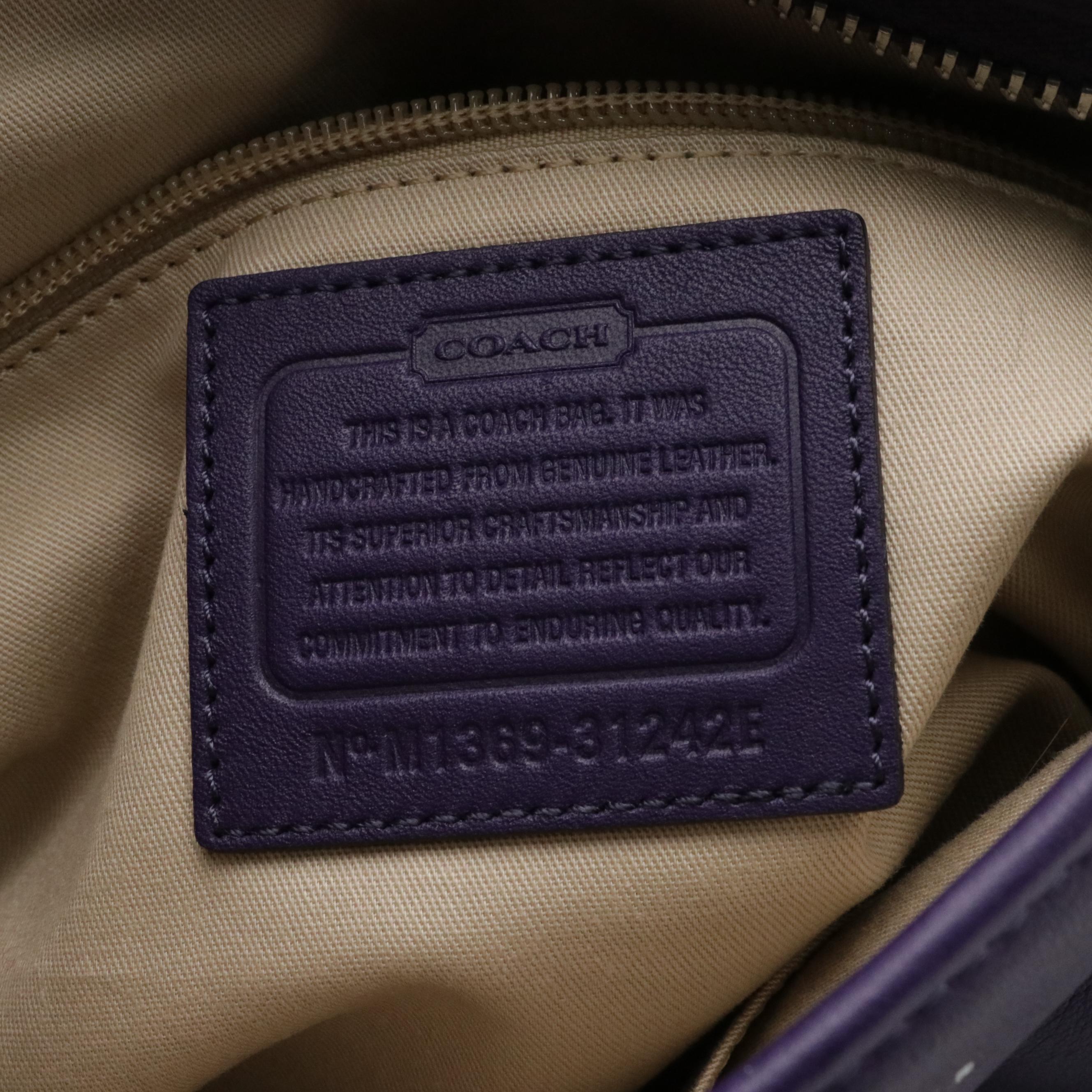 Coach Leather Legacy Shoulder Bag and Patricia Nash Milano Graffiti Shoulder Bag