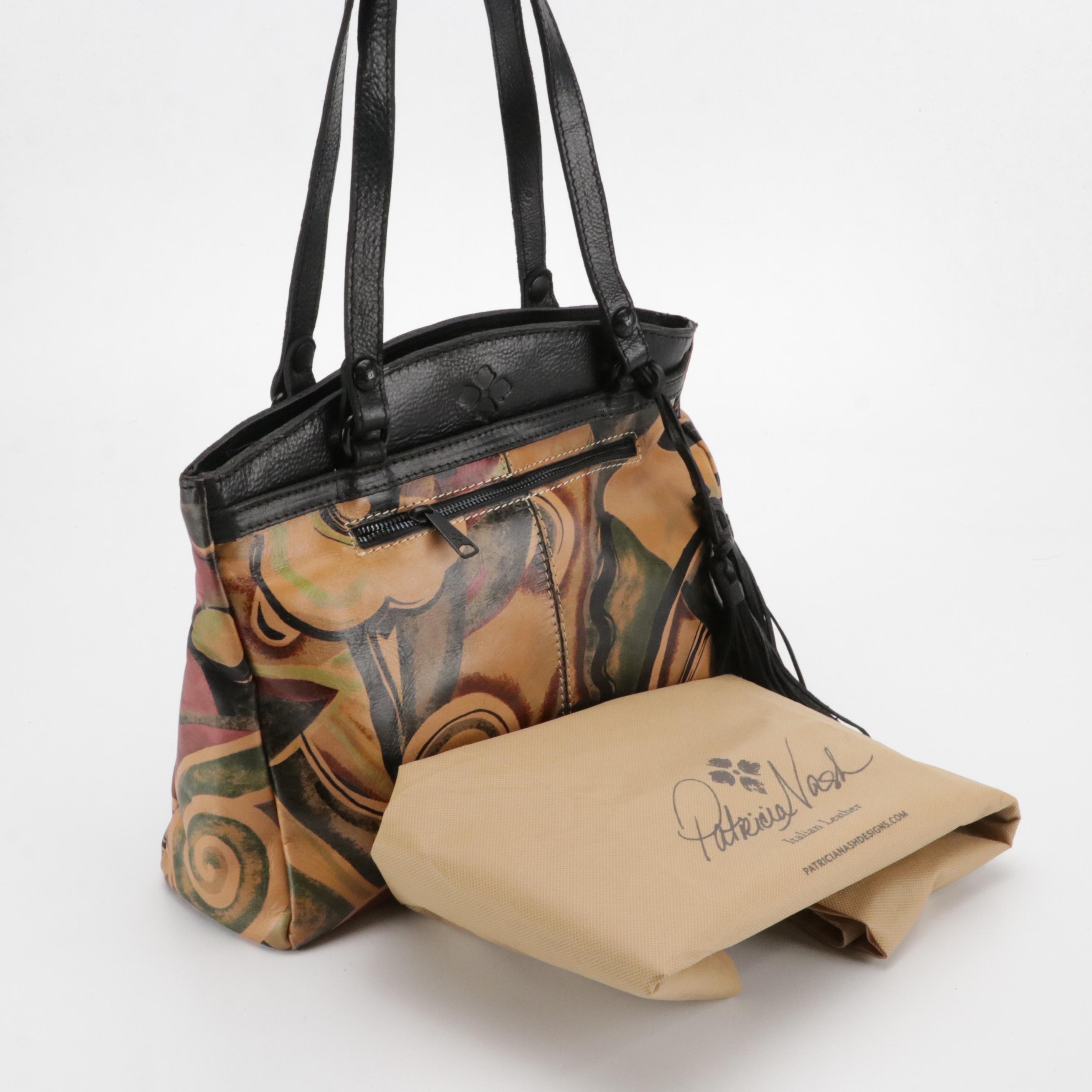 Coach Leather Legacy Shoulder Bag and Patricia Nash Milano Graffiti Shoulder Bag