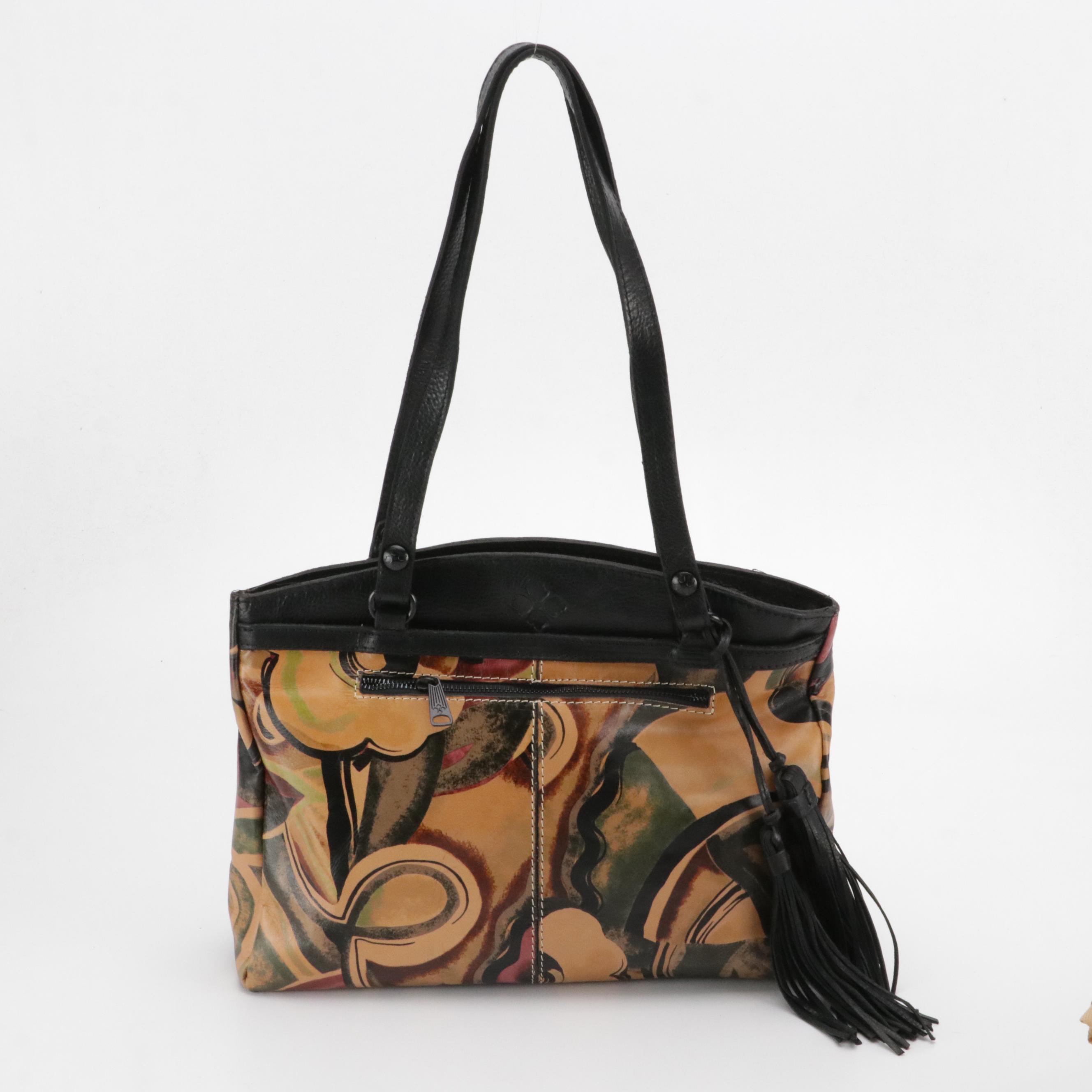 Coach Leather Legacy Shoulder Bag and Patricia Nash Milano Graffiti Shoulder Bag