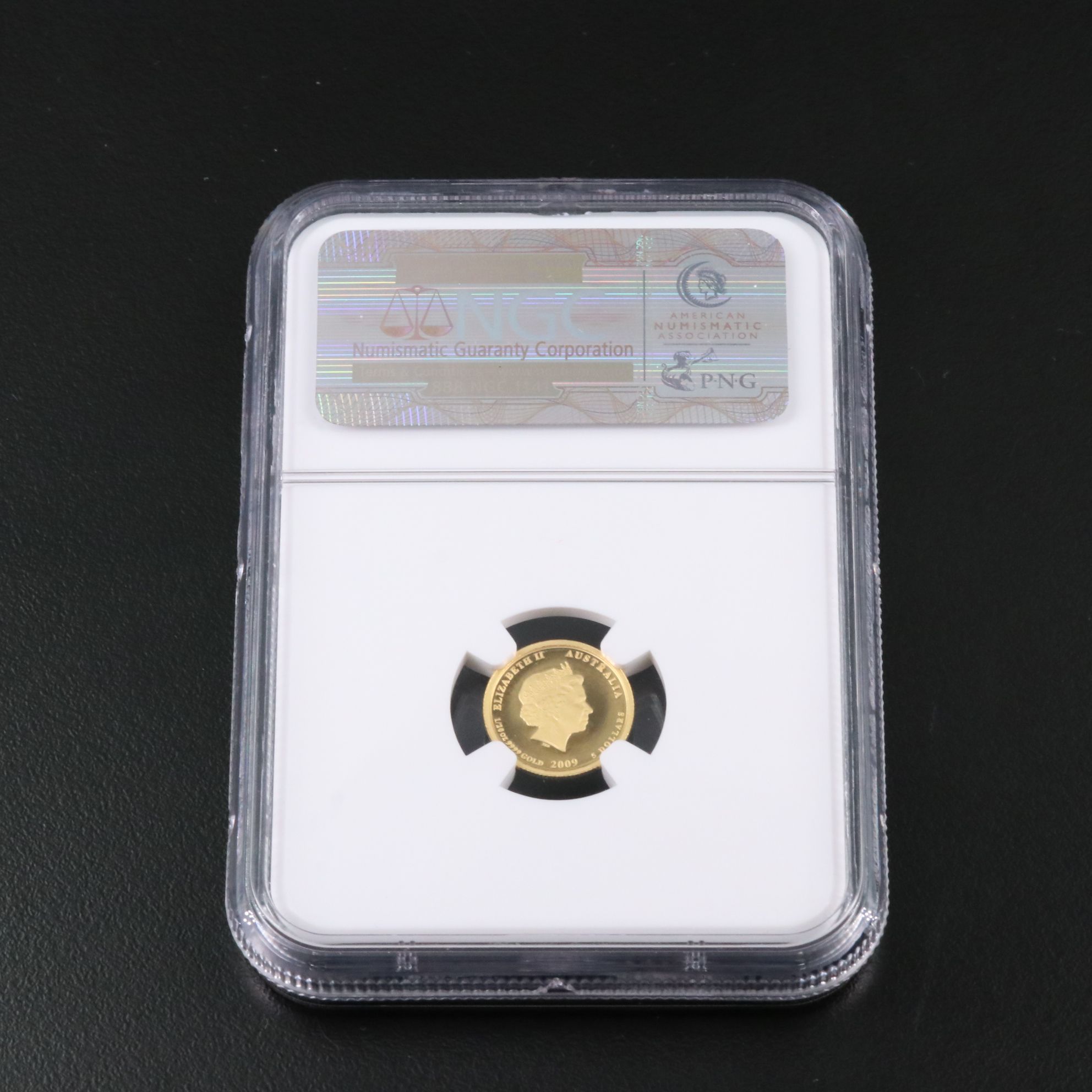 NGC Graded PF69 Ultra Cameo 2009P Australia 2009 Kookaburra $5 Gold Coin