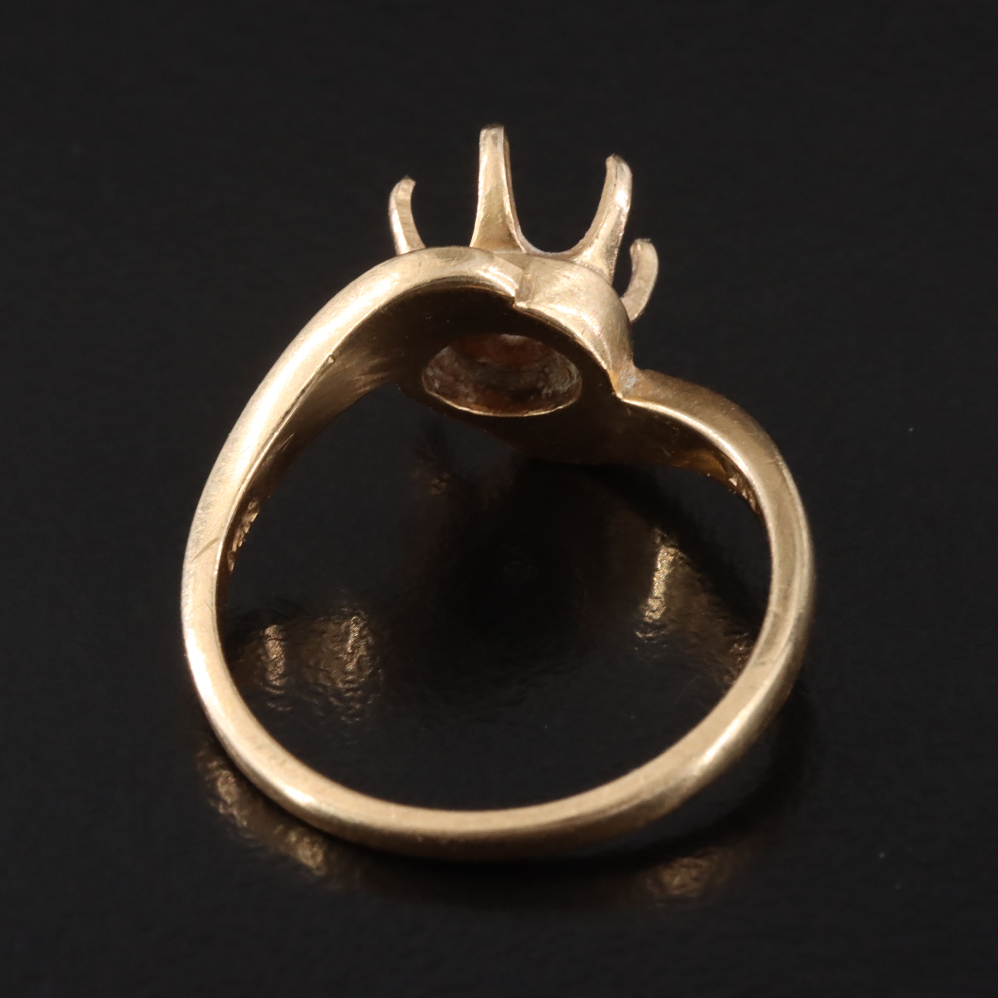 14K Open Mount Ring