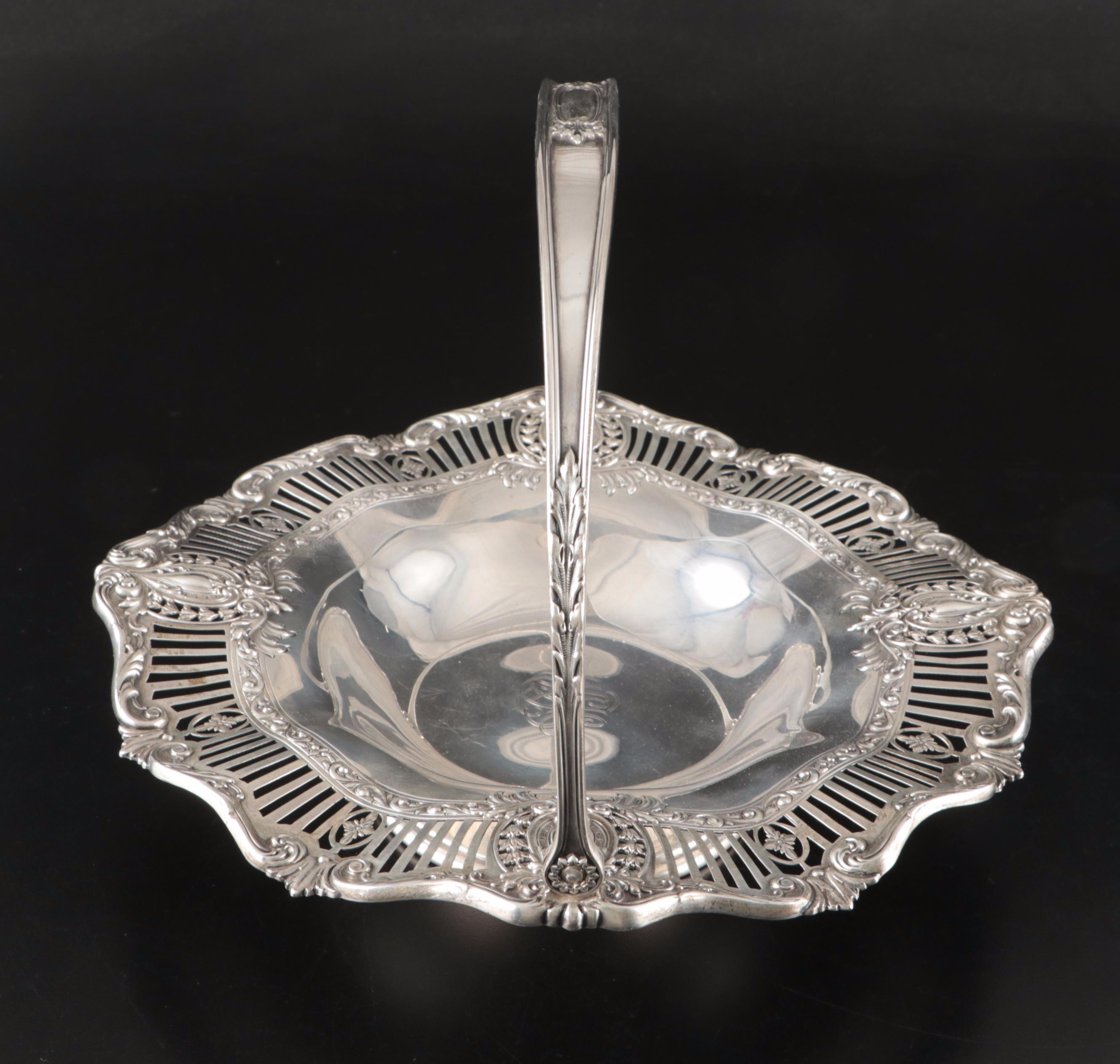 Tiffany & Co. Sterling Silver Reticulated Rim Basket