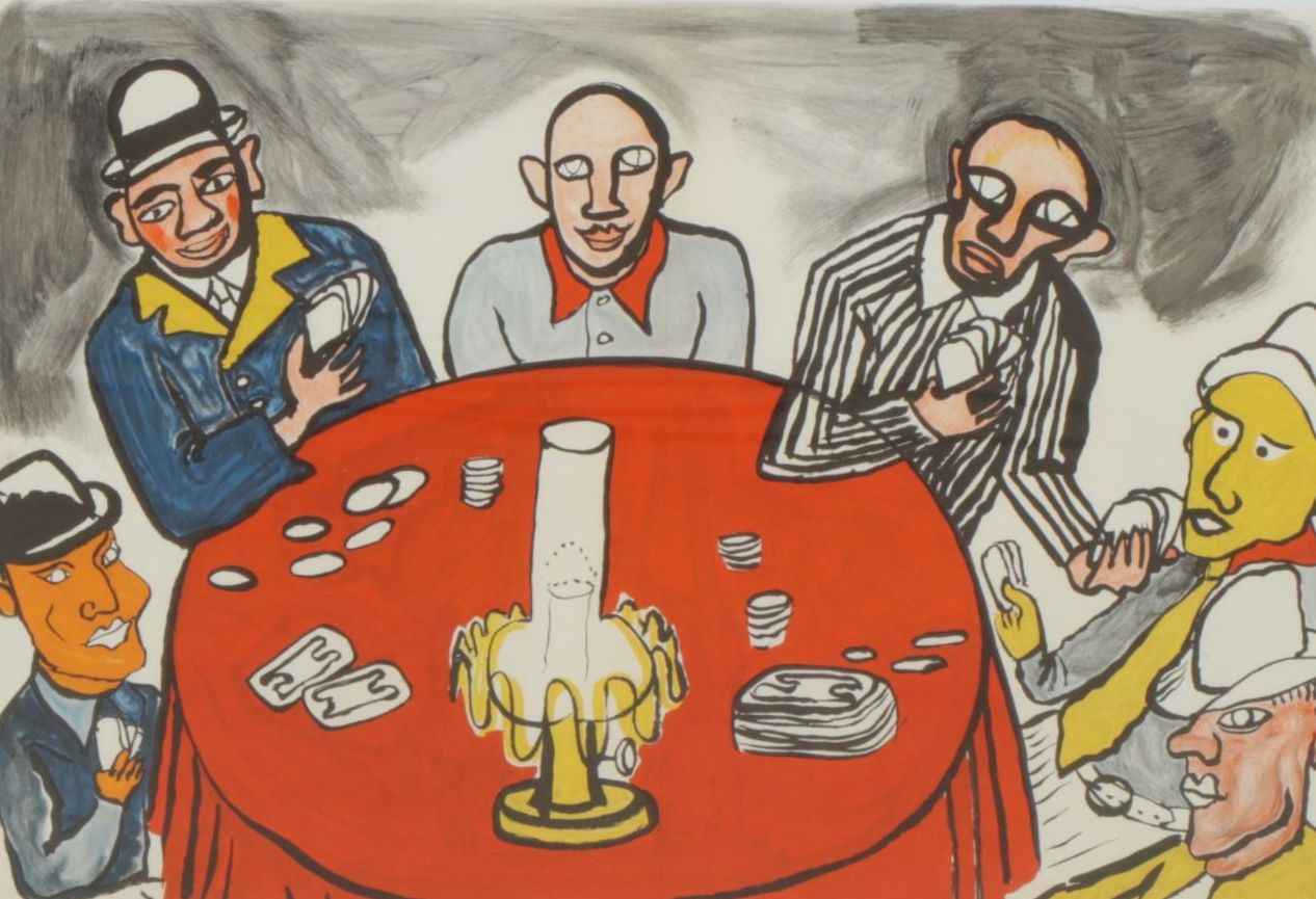 Alexander Calder Double-Page Color Lithograph for "Derrière le Miroir," 1975